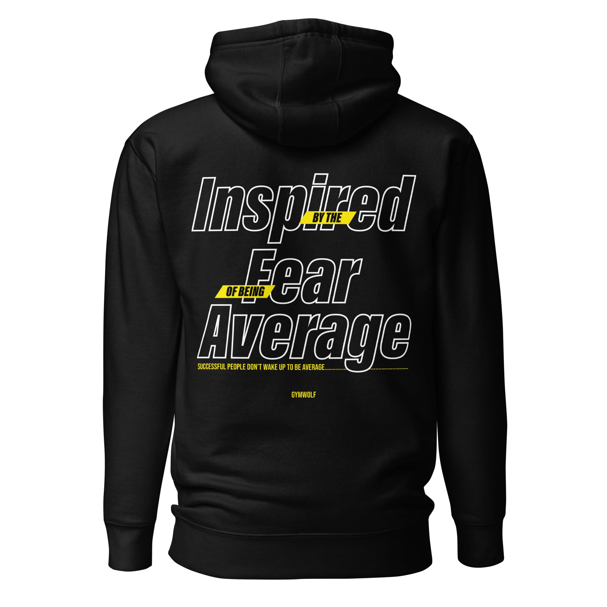 Unisex Fear Of Being Average Premium Hoodie - Black