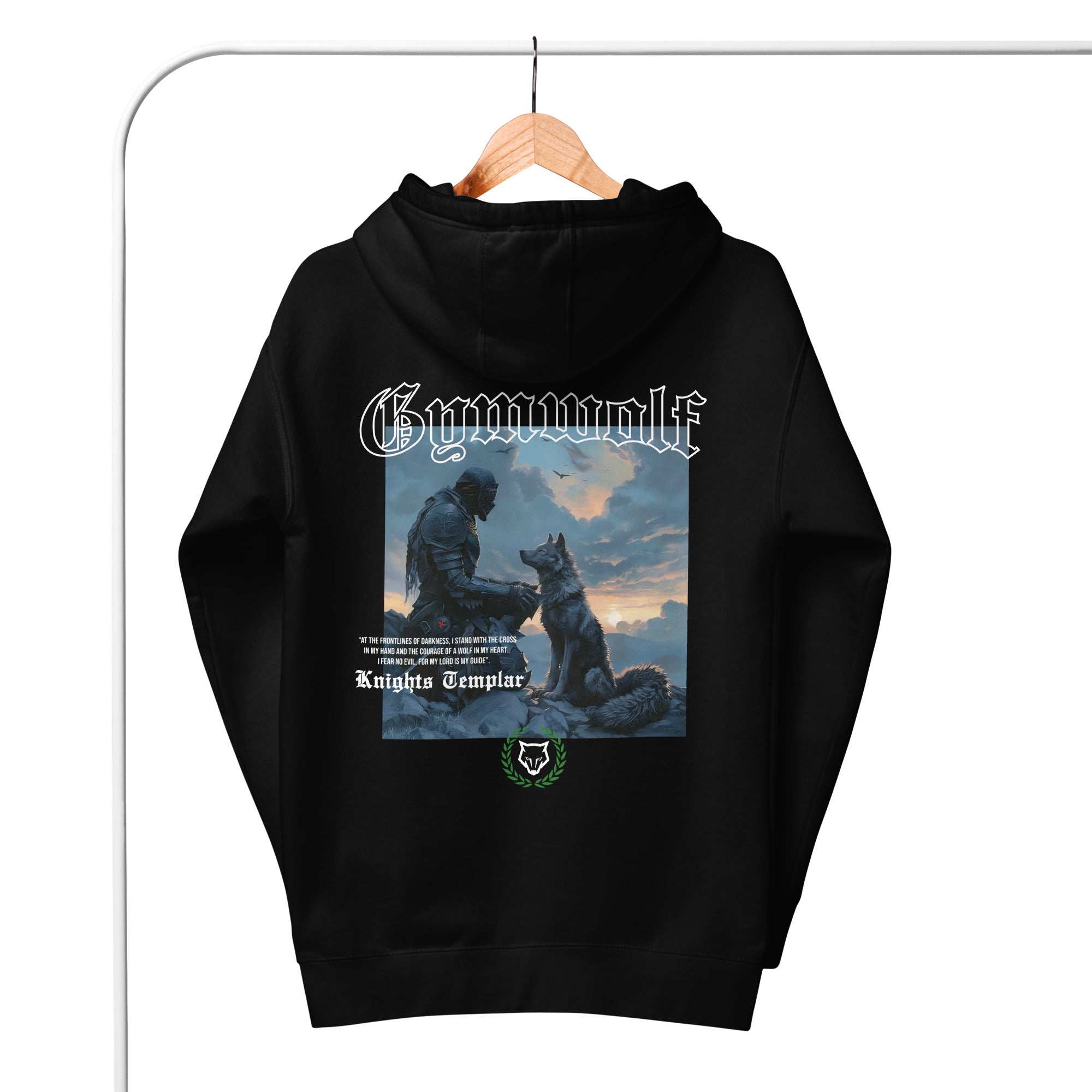 Unisex Knights Templar Premium Hoodie  - Black
