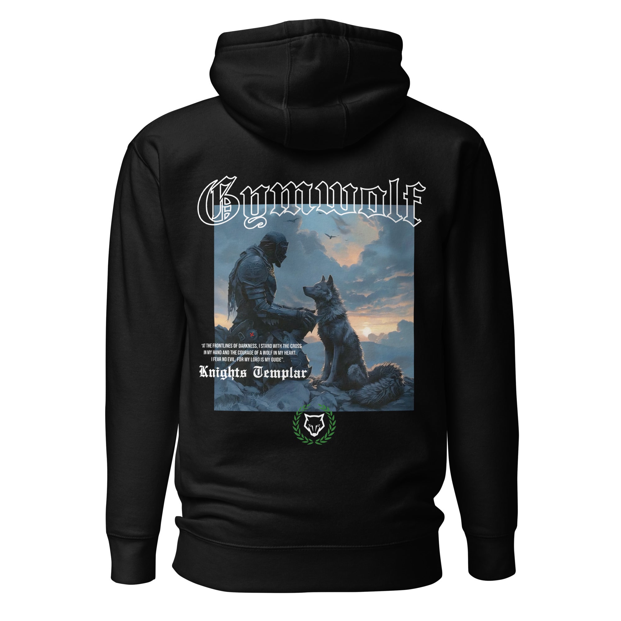 Unisex Knights Templar Premium Hoodie  - Black