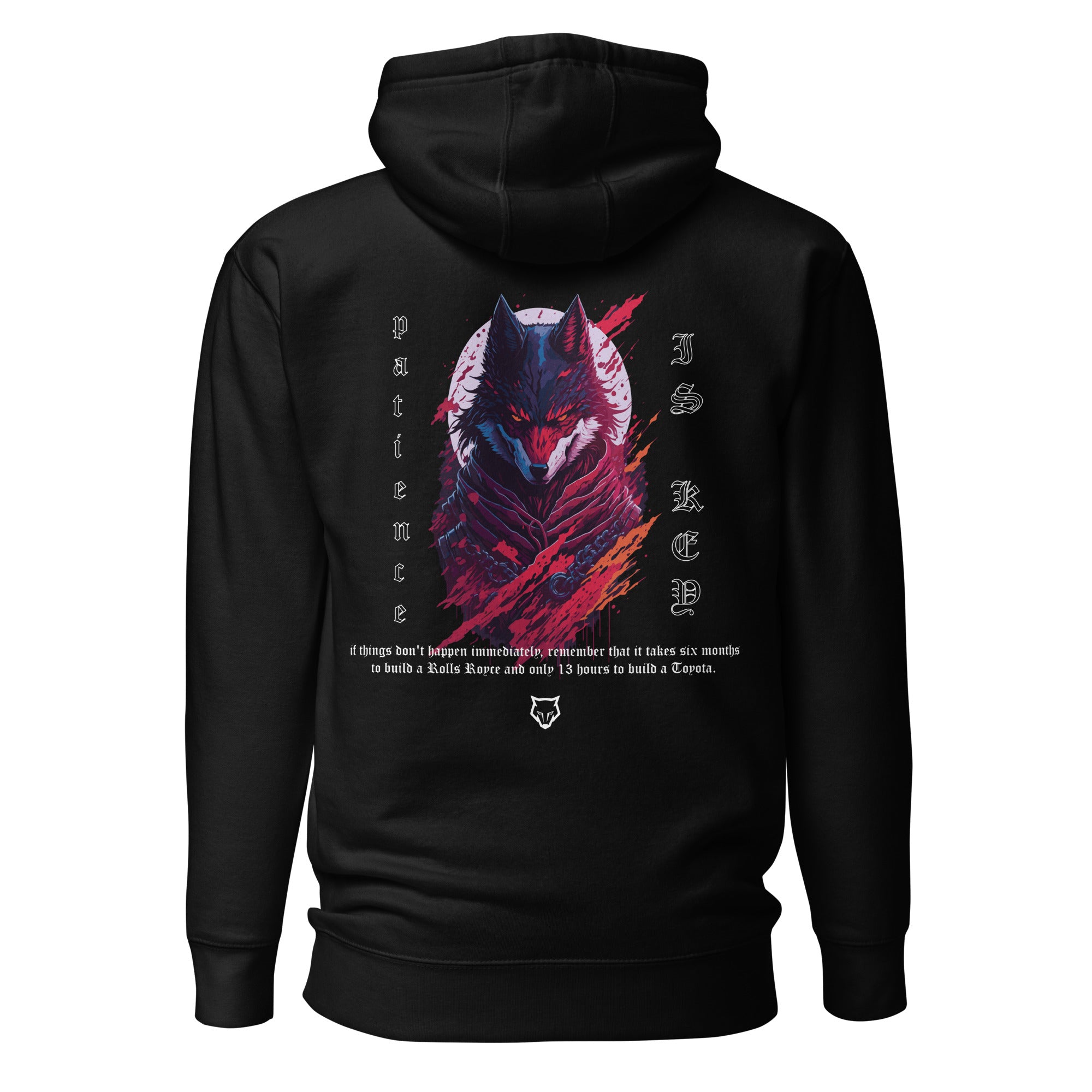 Unisex Patience Is Key Premium Hoodie - Black