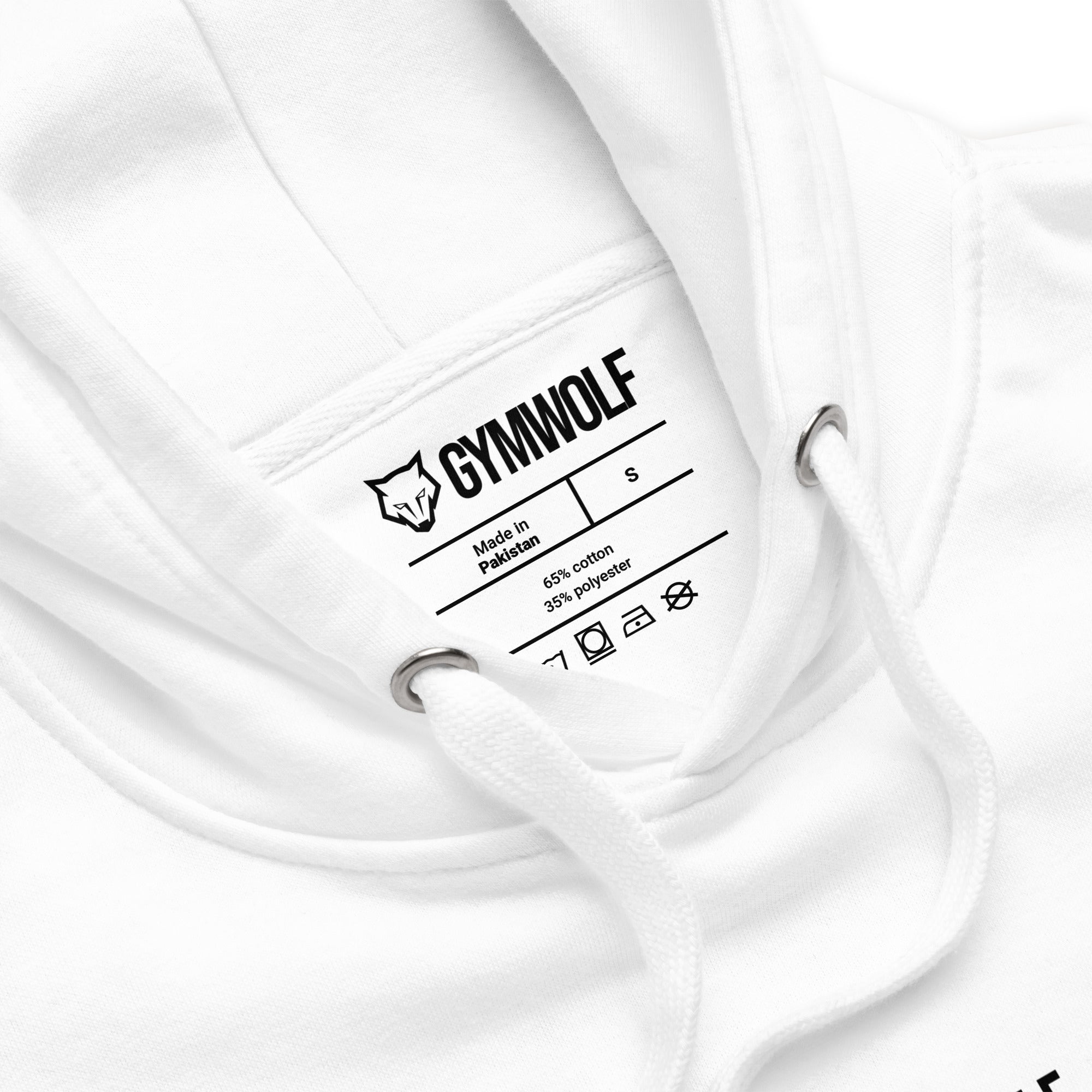 Unisex Barbell Premium Hoodie  - White