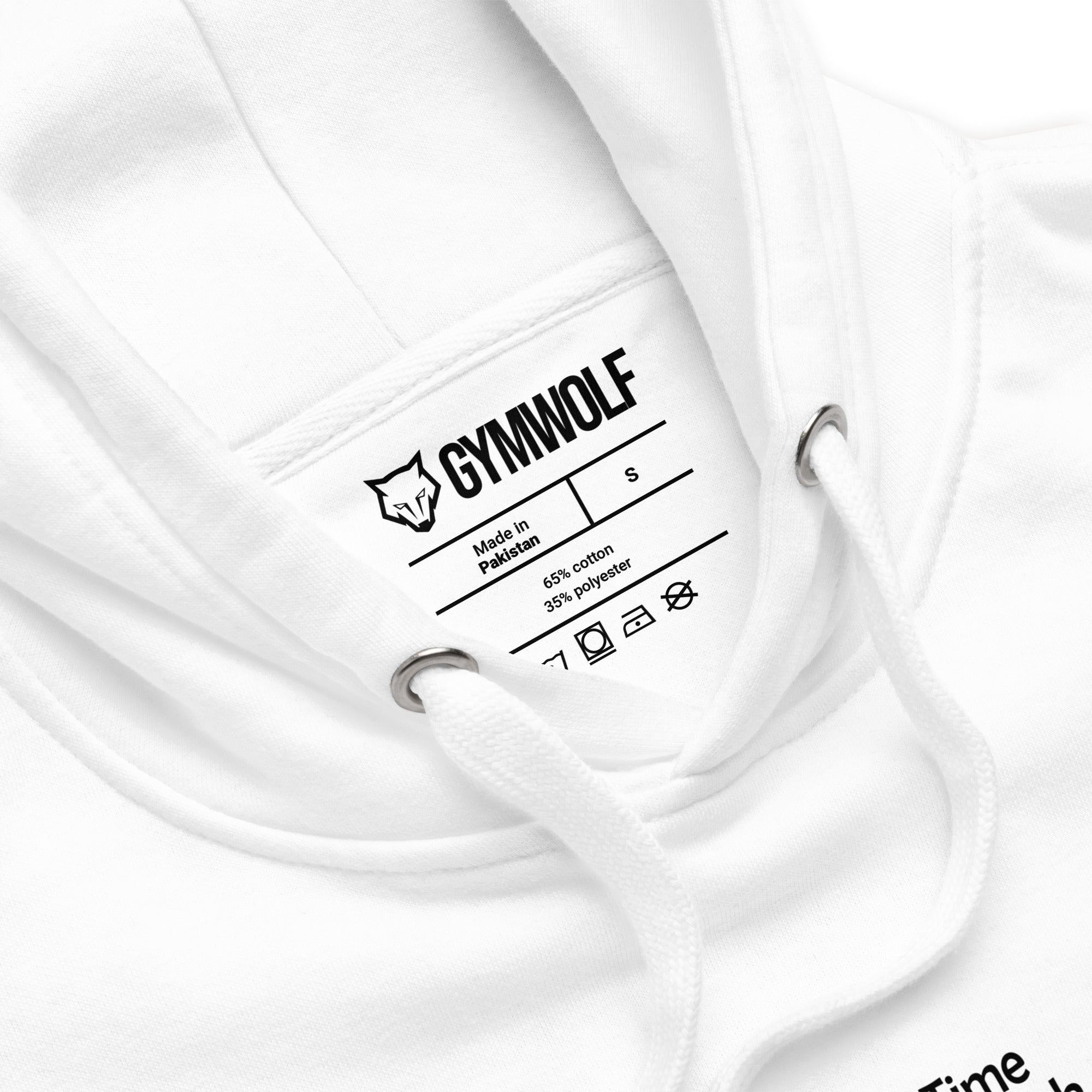 Unisex No Time For Break Premium Hoodie  - White