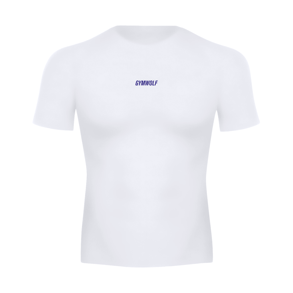 Men's Performance Blue Wordmark Tee