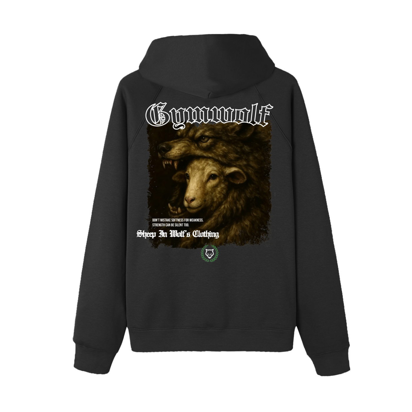 Unisex Sheep In Wolf's Clothing Raglan Sleeve Fleece Hoodie