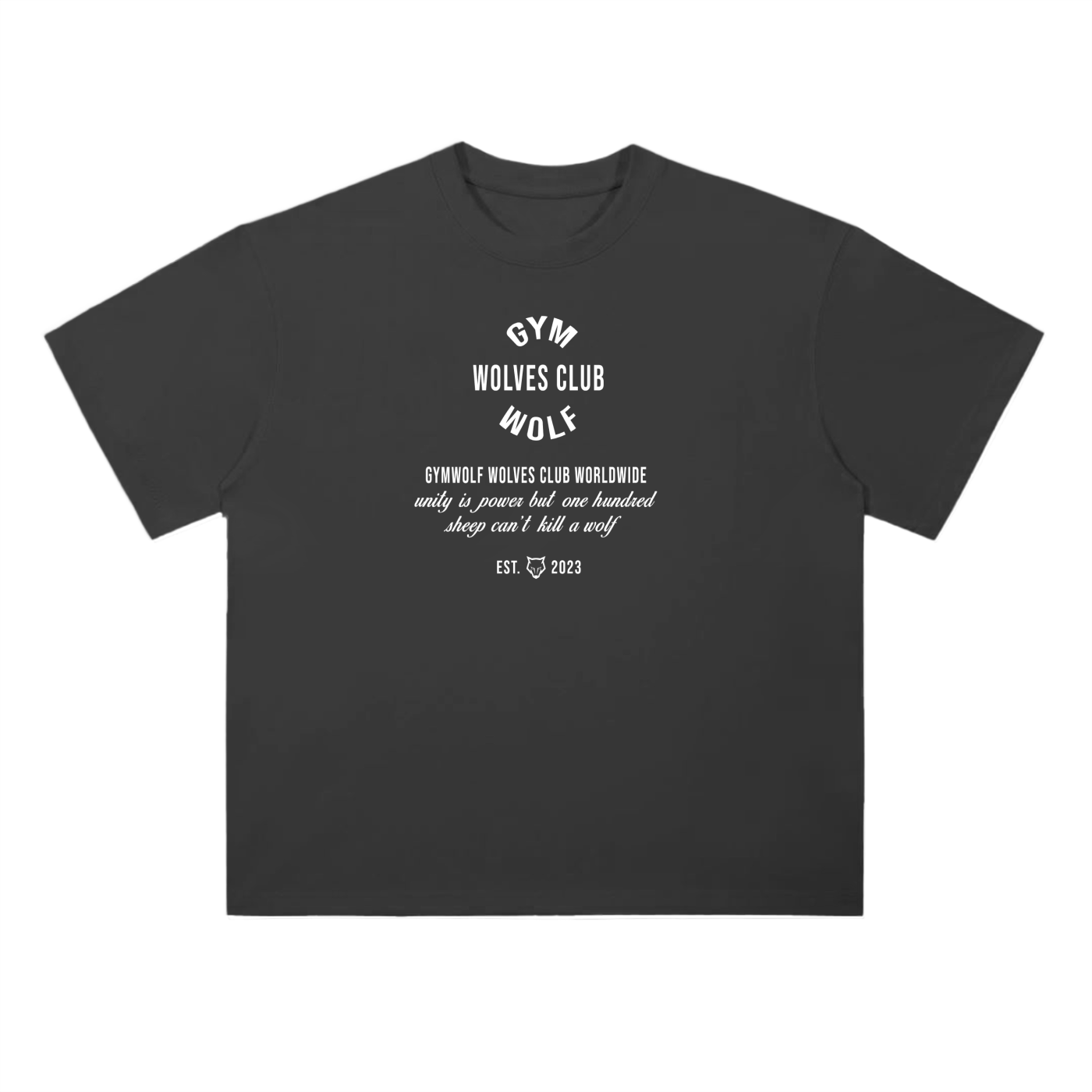 Unisex Wolves Club Heavyweight Drop Shoulder Tee