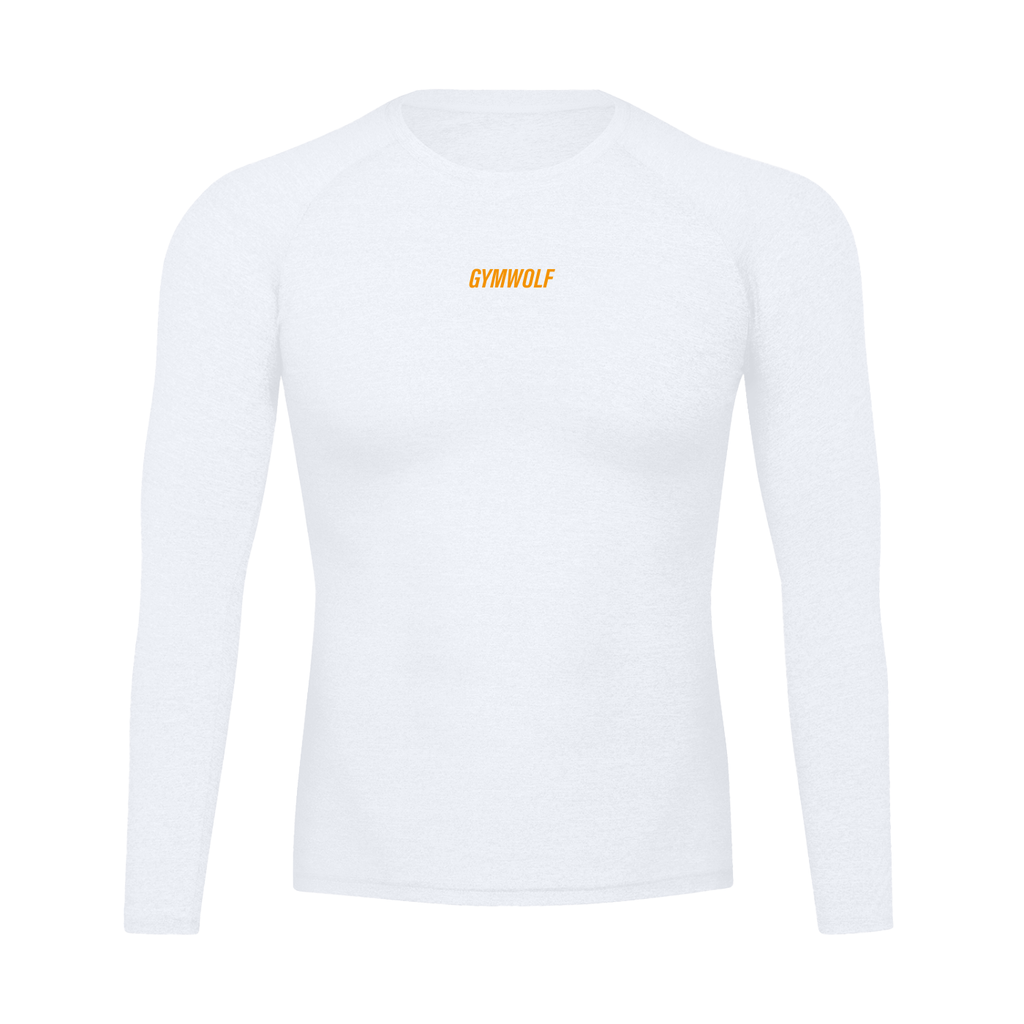 Men's Performance Amber Wordmark Long Sleeve Tee