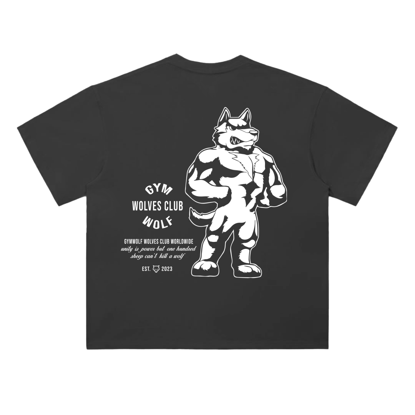 Unisex Wolves Club Heavyweight Drop Shoulder Tee