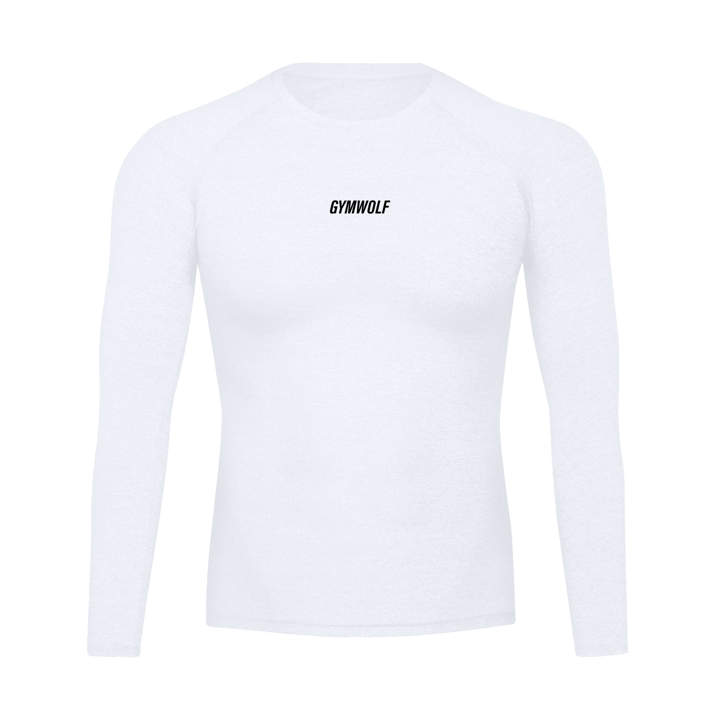 Men's Performance Black Wordmark Long Sleeve Tee