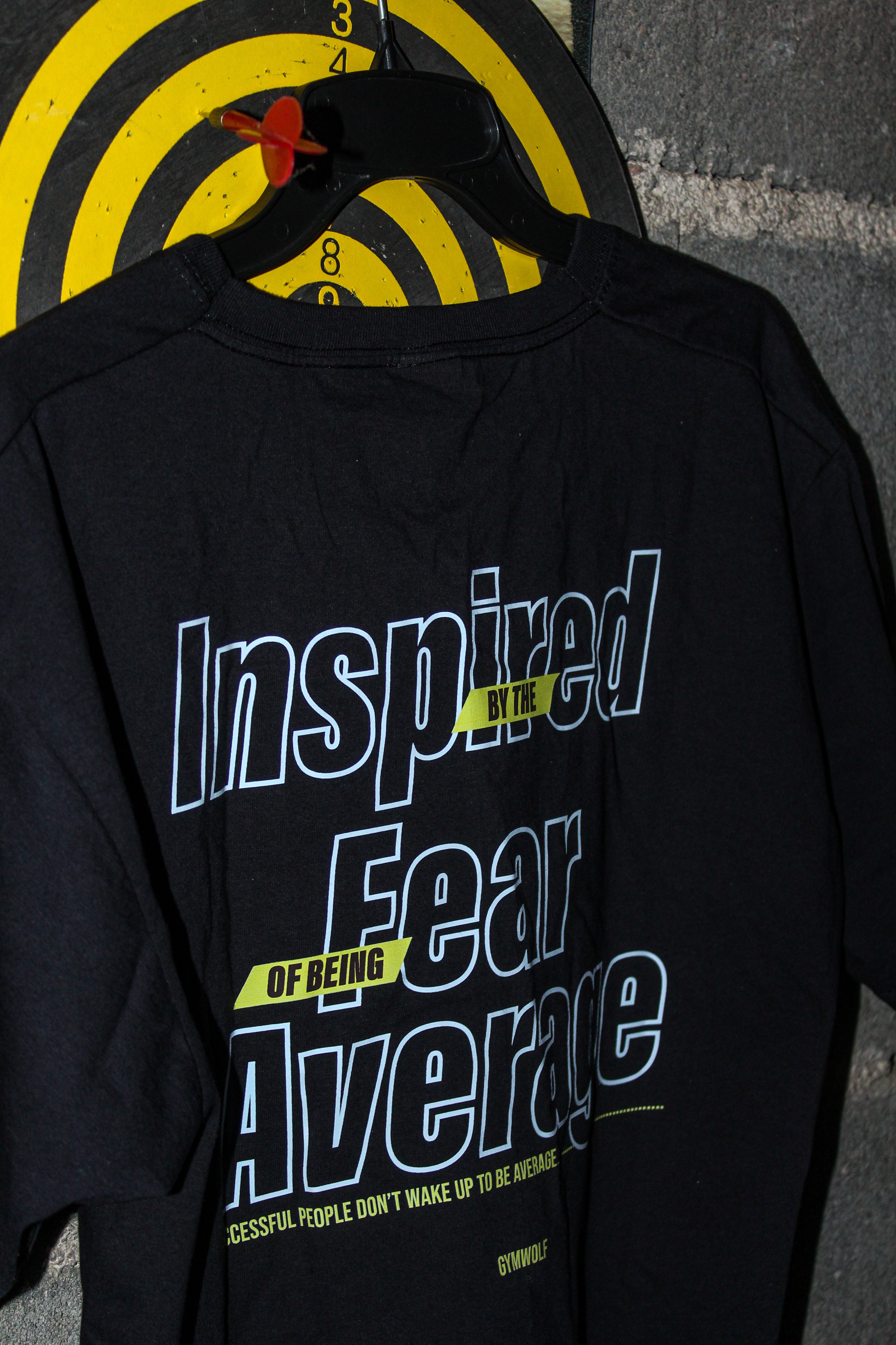 Unisex Fear Of Being Average Heavyweight Drop Shoulder Tee