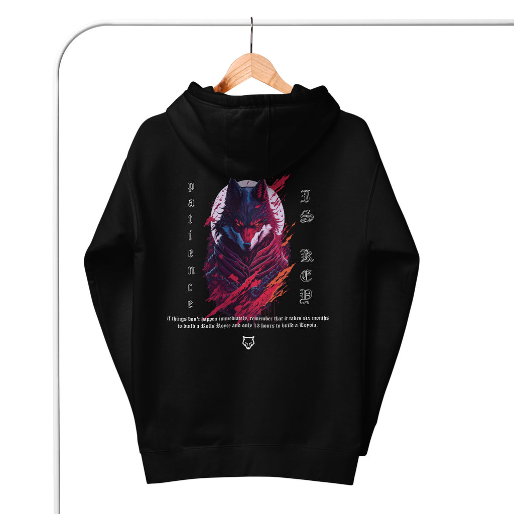 Unisex Patience Is Key Premium Hoodie - Black