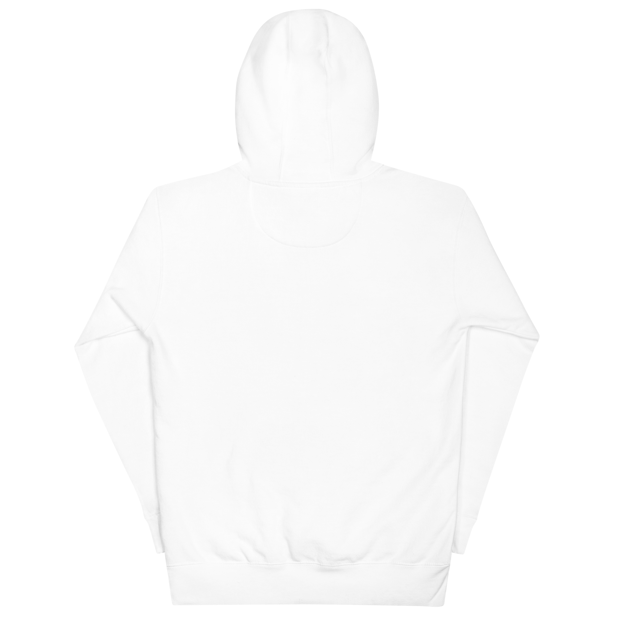 Unisex Embroidery Crest Premium Hoodie - White