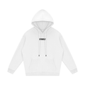 Unisex Barbell Fleece Hoodie - White