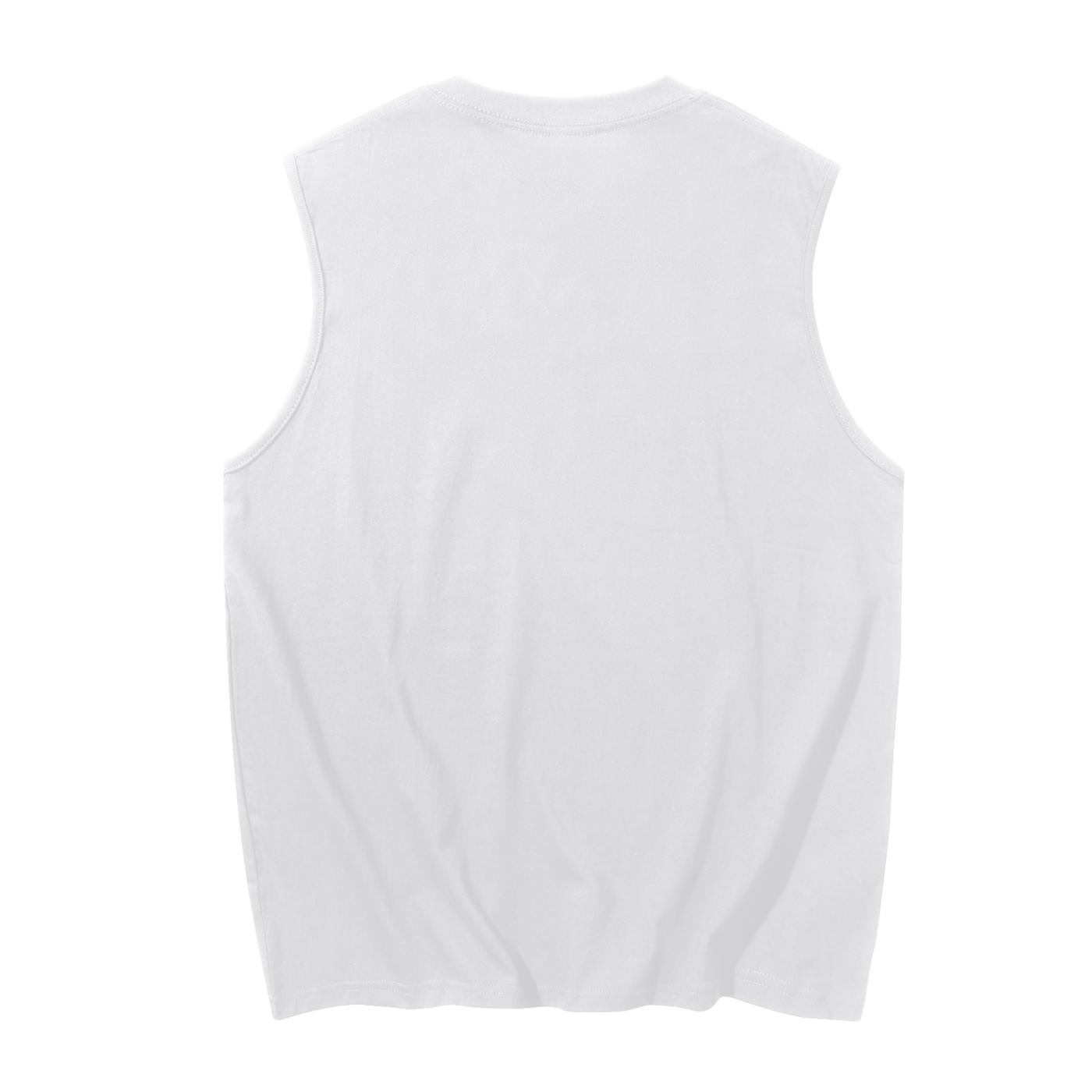 Men's Sleeveless Tank Top - White
