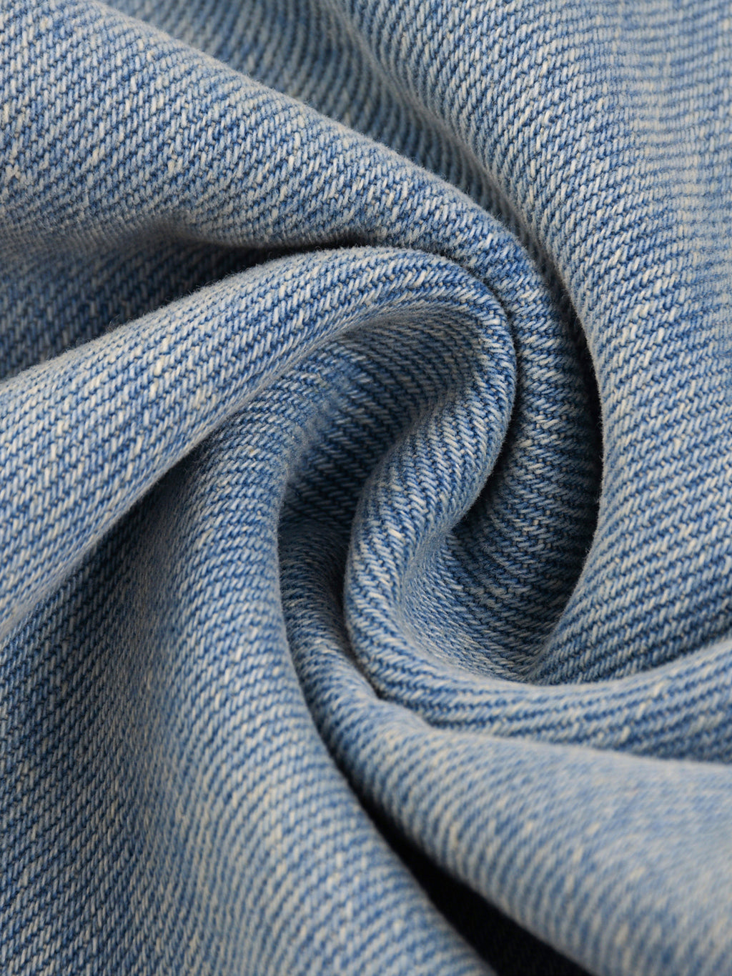 Unisex Sun Fade Raw Hem Denim Jeans