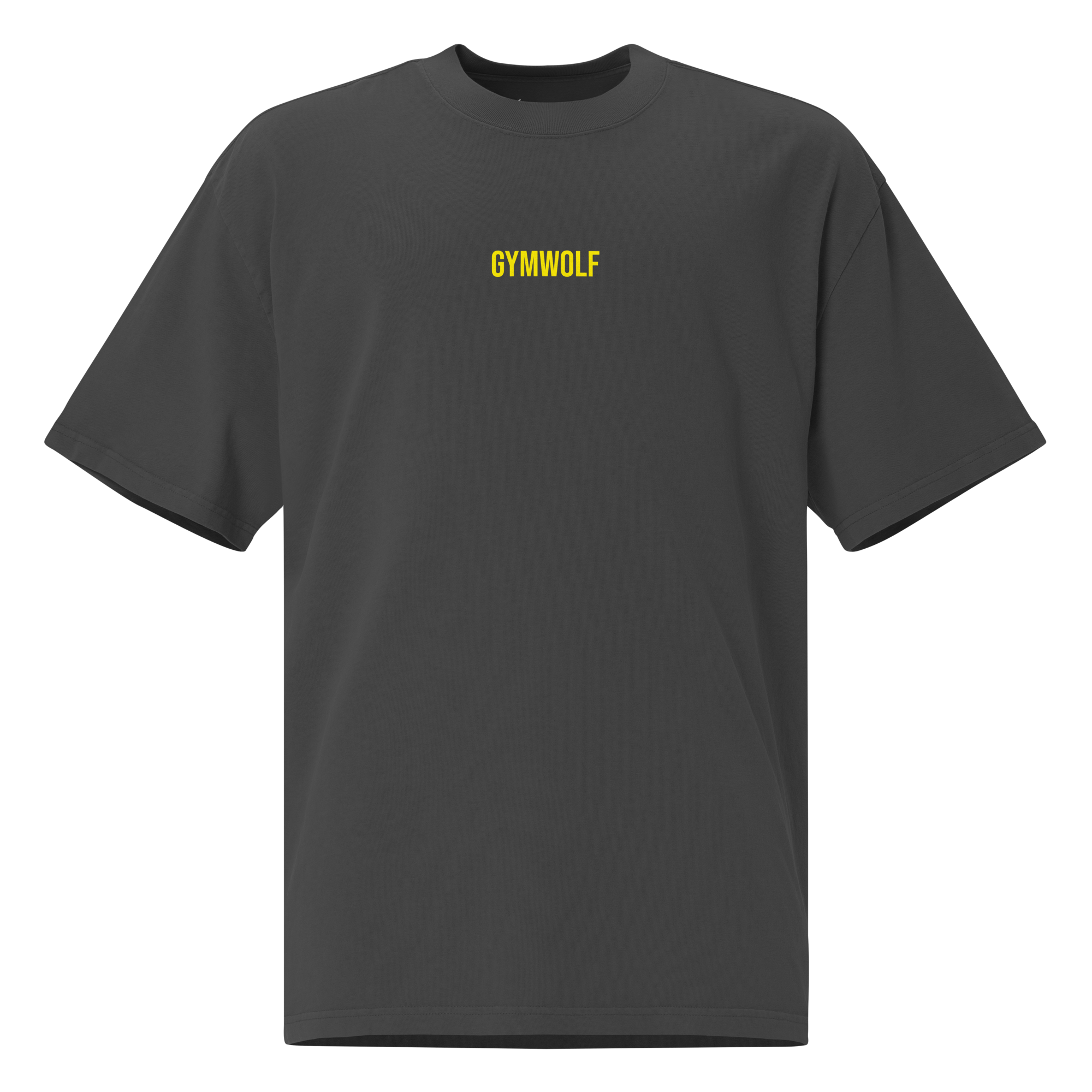 Unisex Fear Of Being Average Oversized Tee - Faded Black