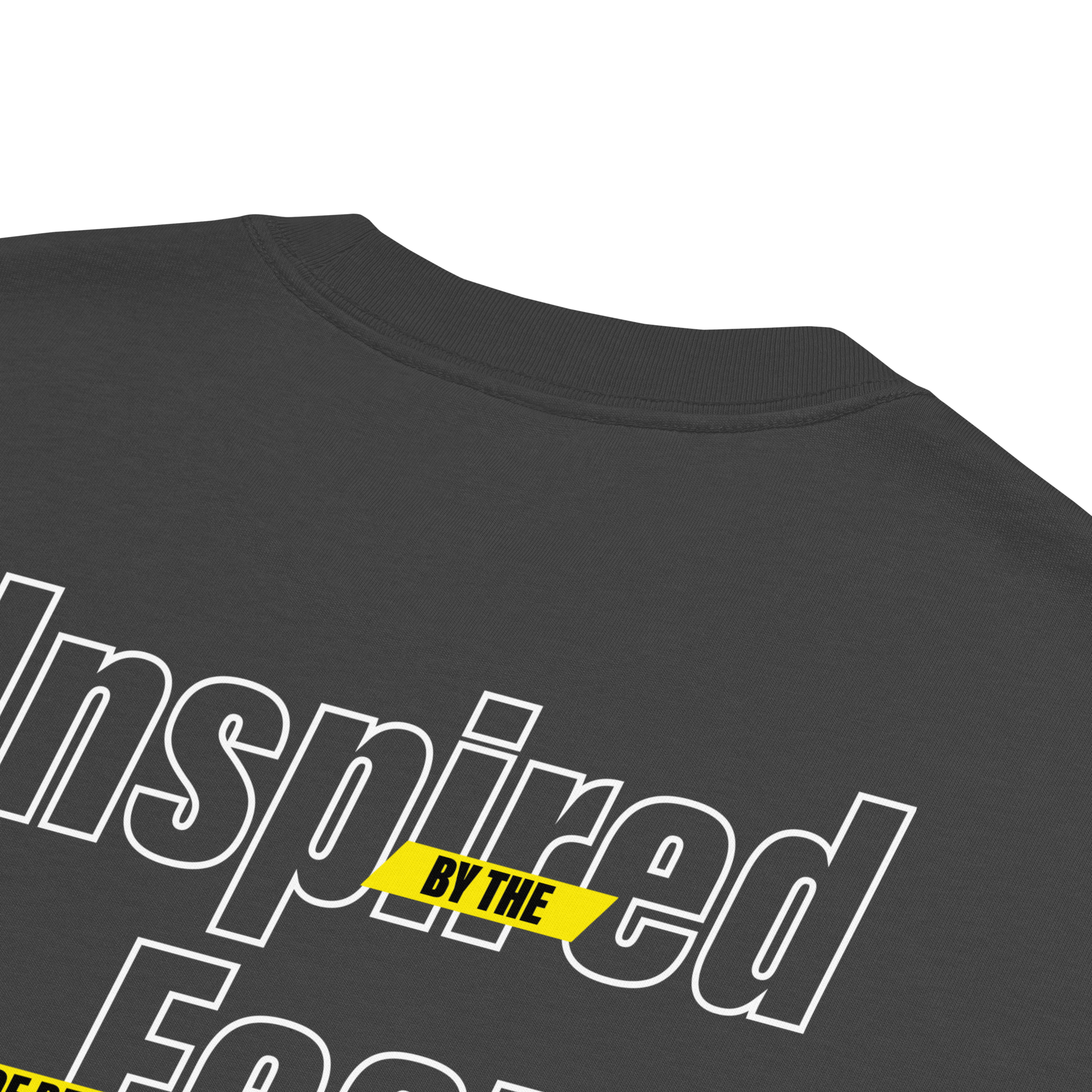 Unisex Fear Of Being Average Oversized Tee - Faded Black
