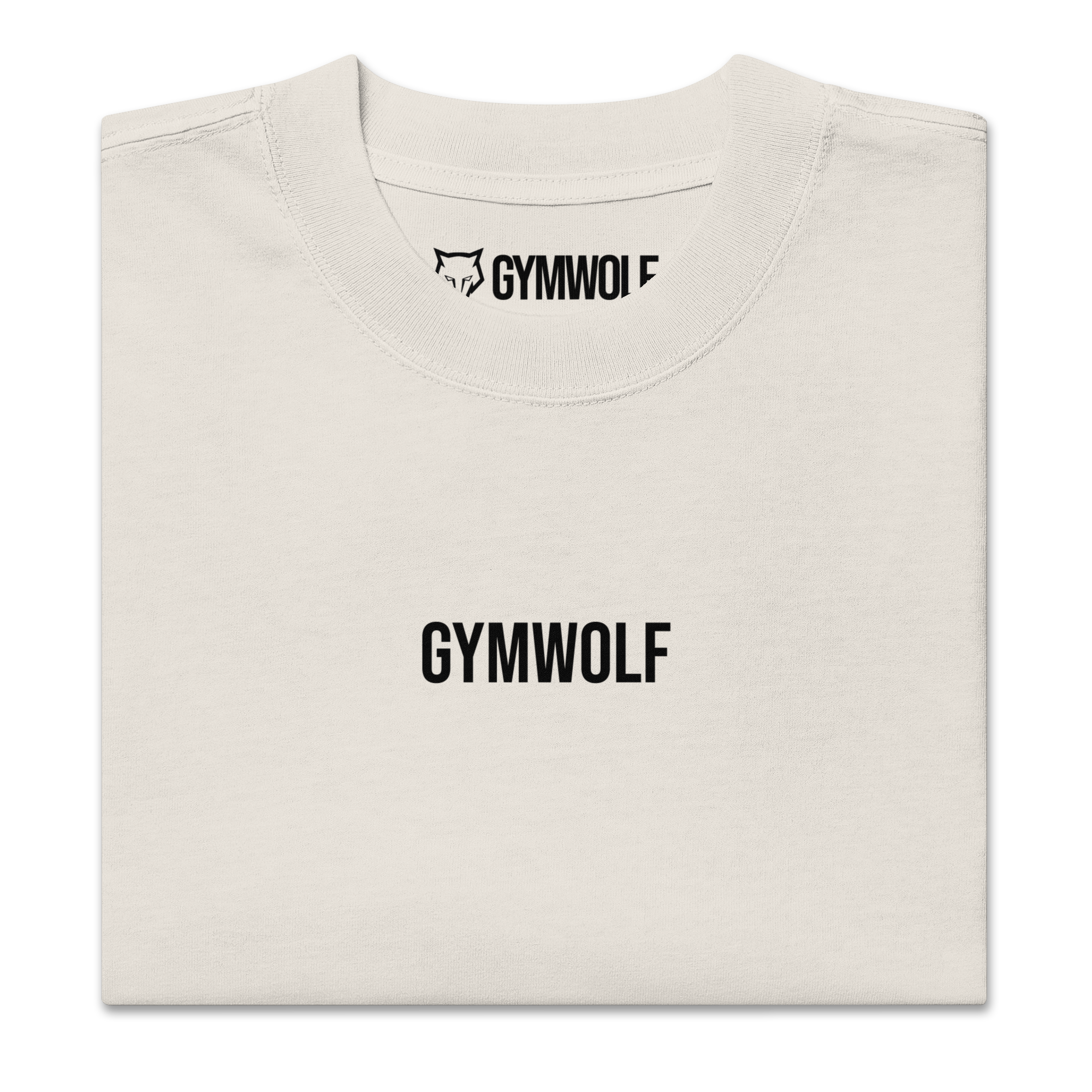 Unisex Barbell Oversized Tee - Faded Bone