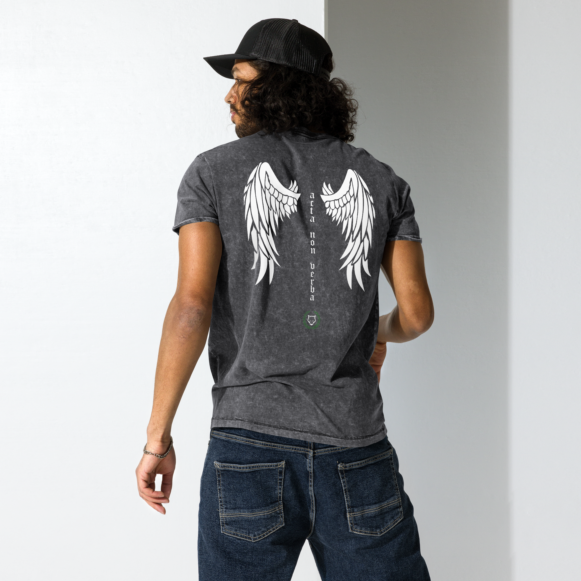 Unisex Acta Non Verba Denim Tee