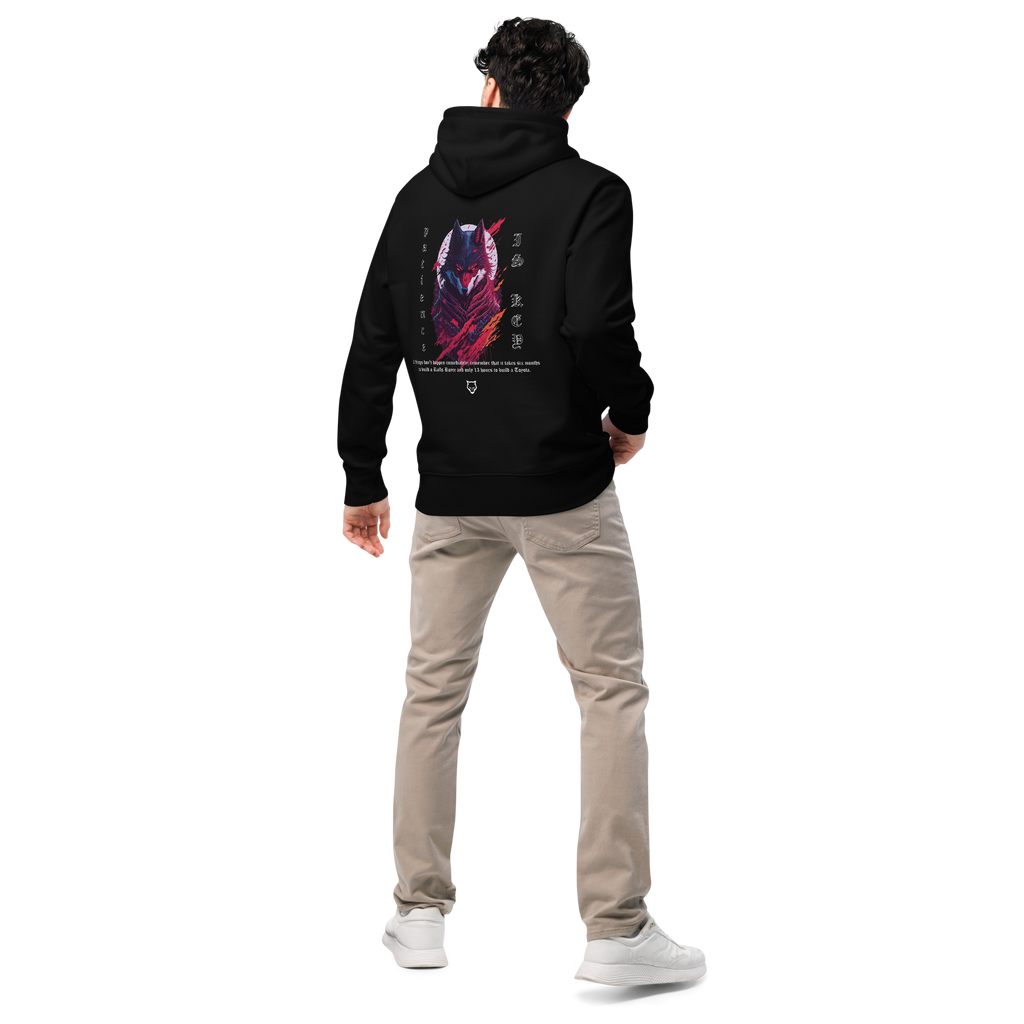 Unisex Patience Is Key Essential Hoodie - Black