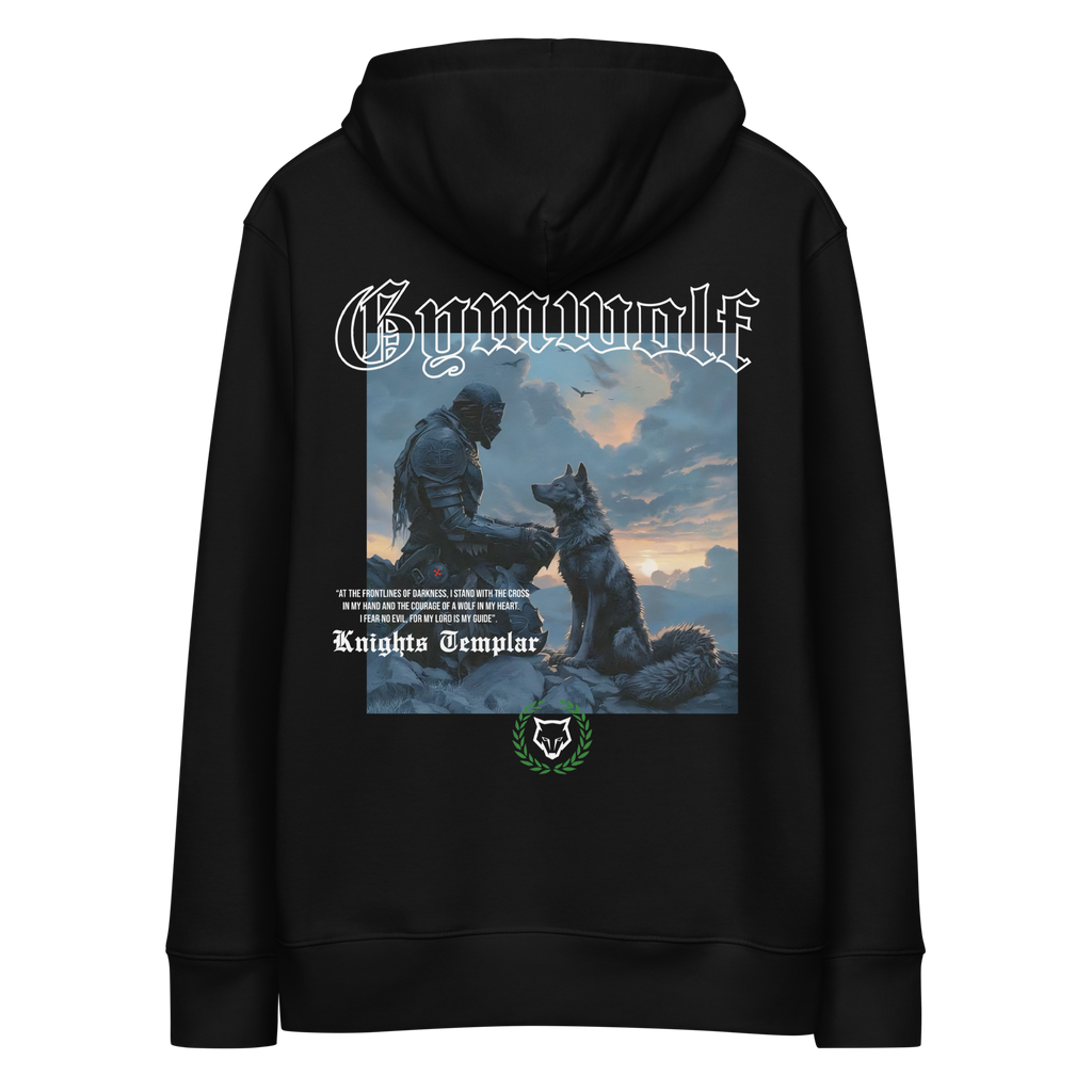 Unisex Knights Templar Essential Hoodie - Black