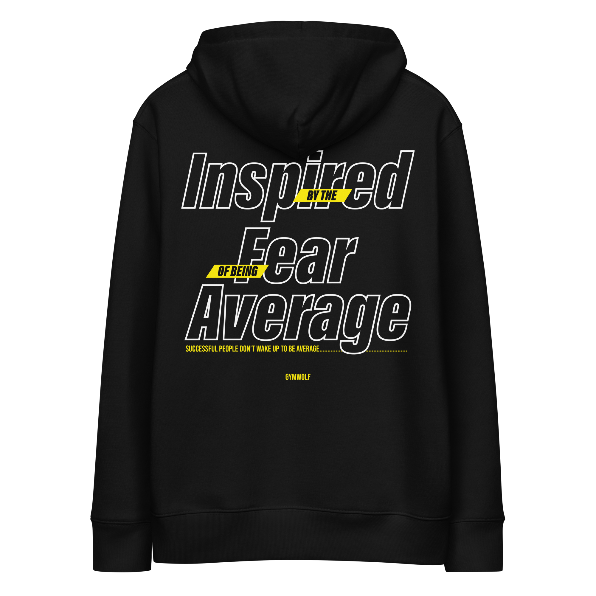 Unisex Fear Of Being Average Essential Hoodie - Black