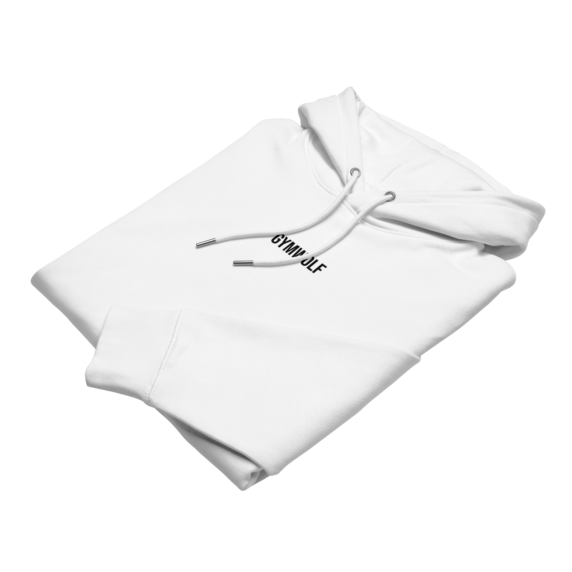 Unisex Barbell Essential Hoodie - White
