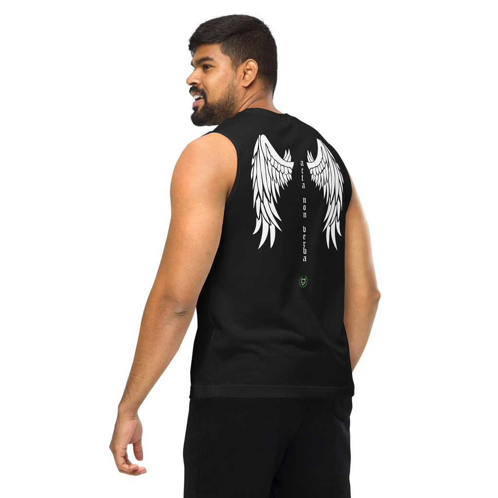 Unisex Acta Non Verba Muscle Shirt - Black