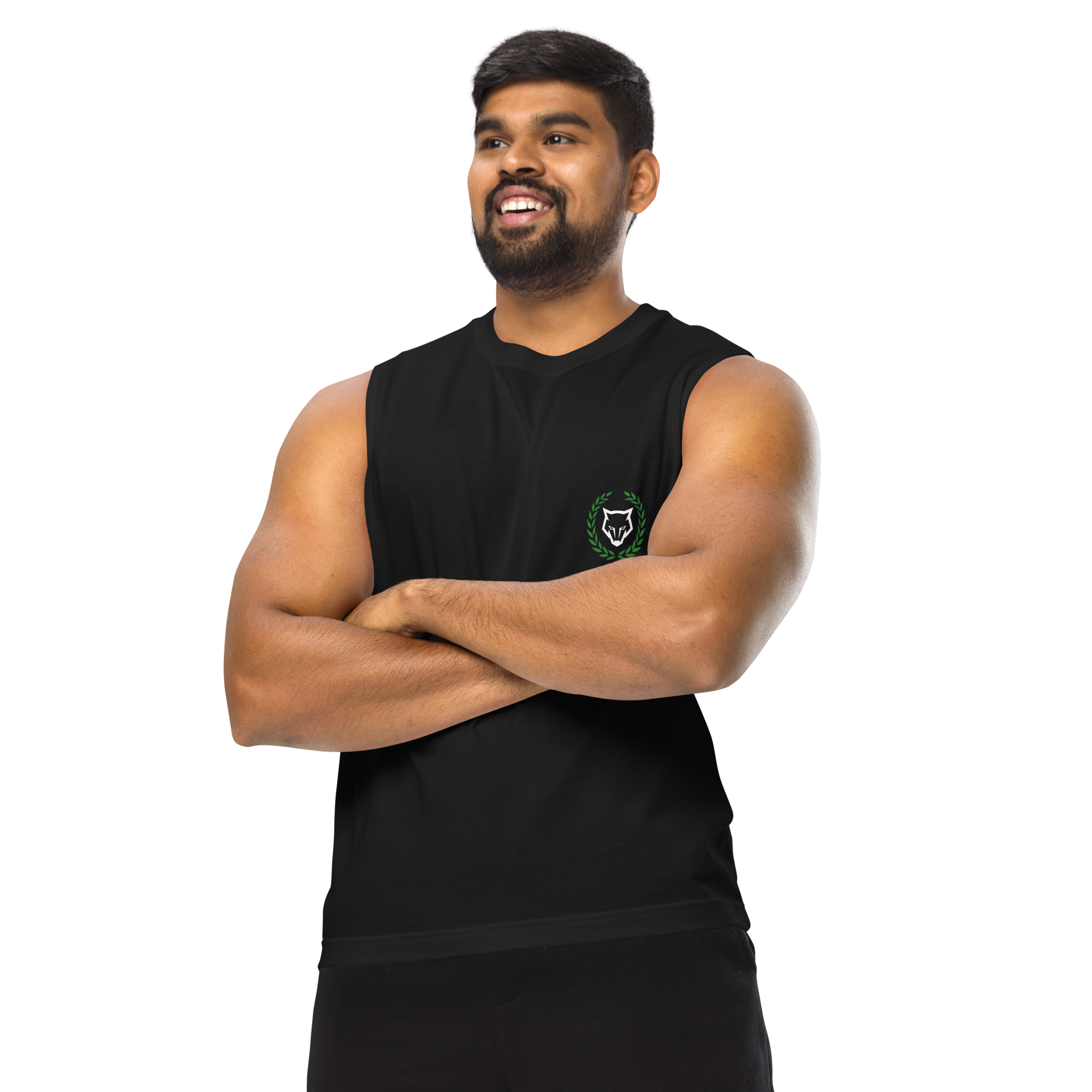 Unisex Acta Non Verba Muscle Shirt - Black
