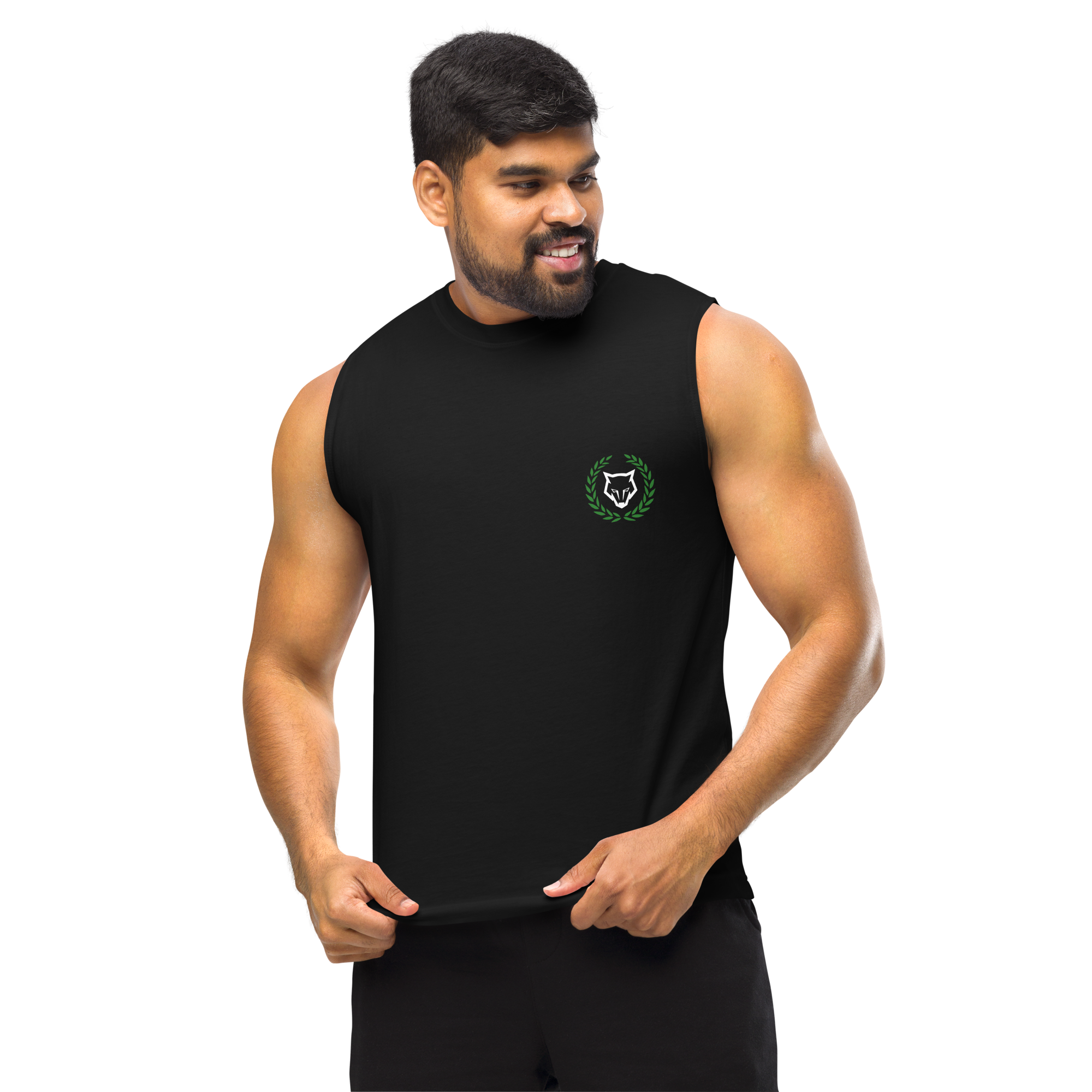 Unisex Acta Non Verba Muscle Shirt - Black