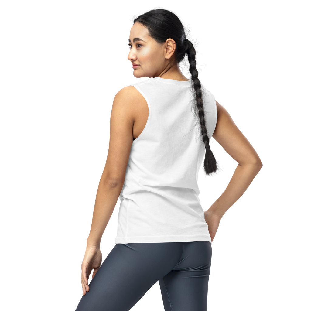 Unisex Muscle Shirt - White