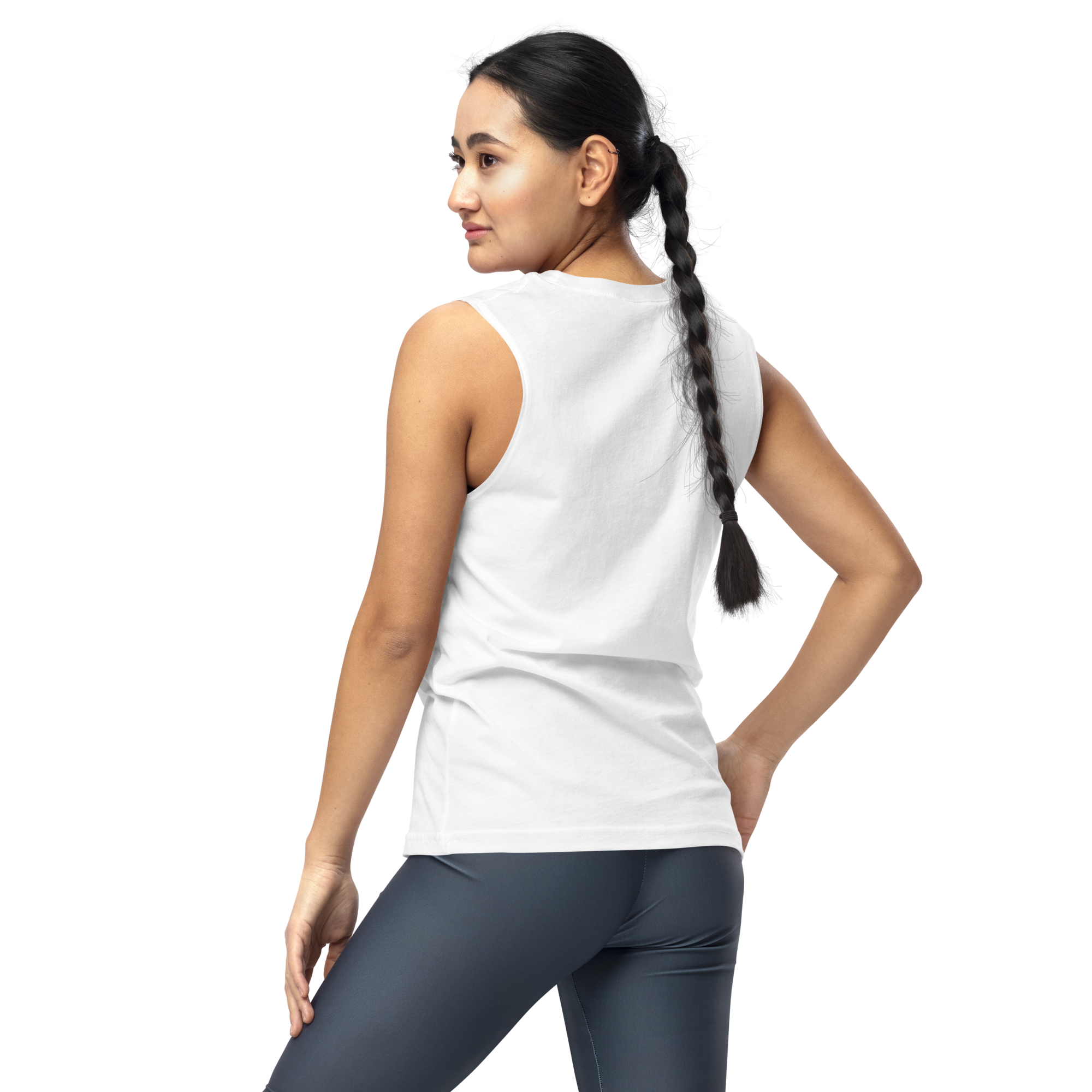 Unisex Muscle Shirt - White