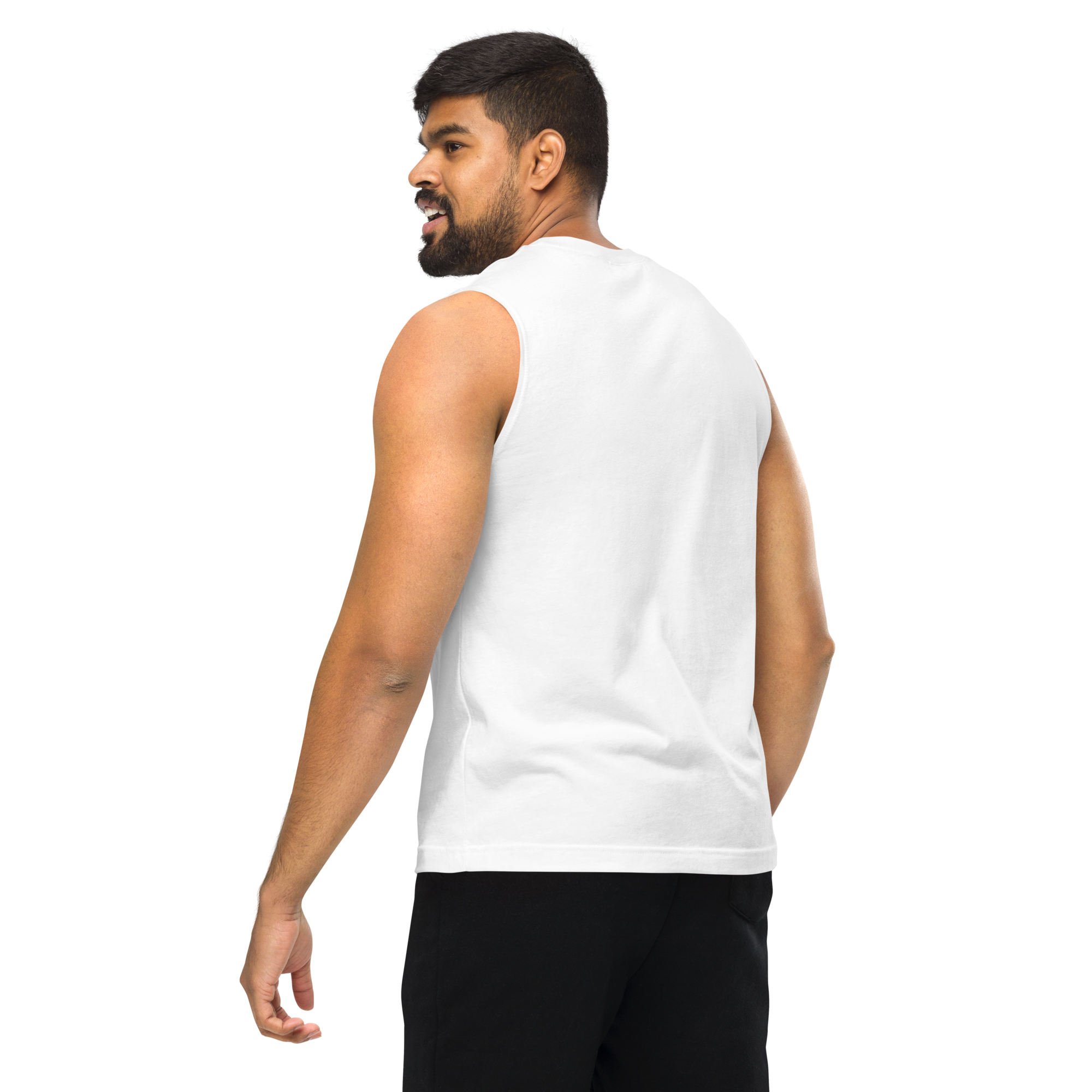 Unisex Muscle Shirt - White