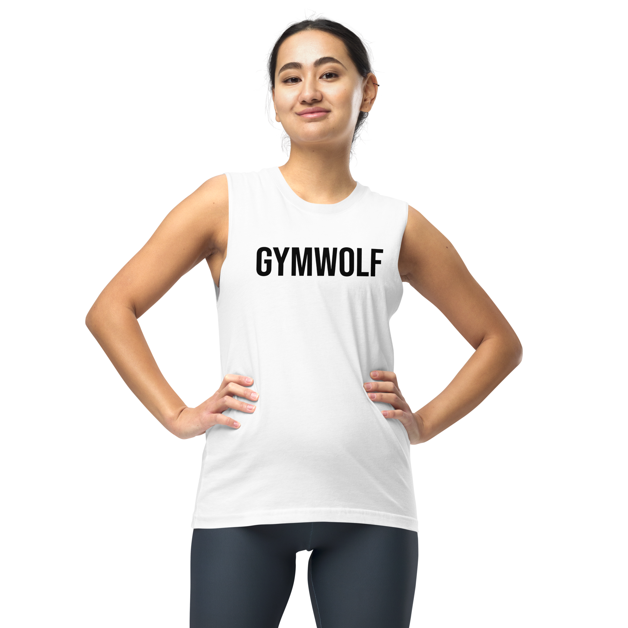 Unisex Muscle Shirt - White