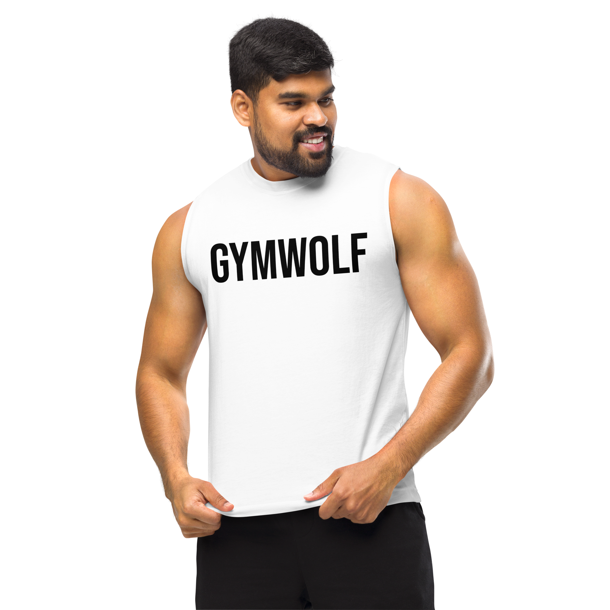 Unisex Muscle Shirt - White