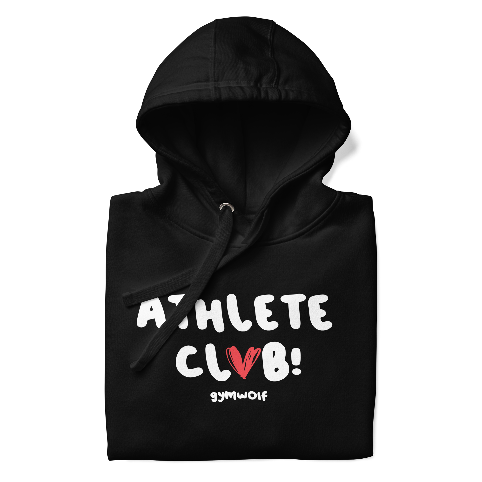 Unisex Athlete Club Premium Hoodie - Black