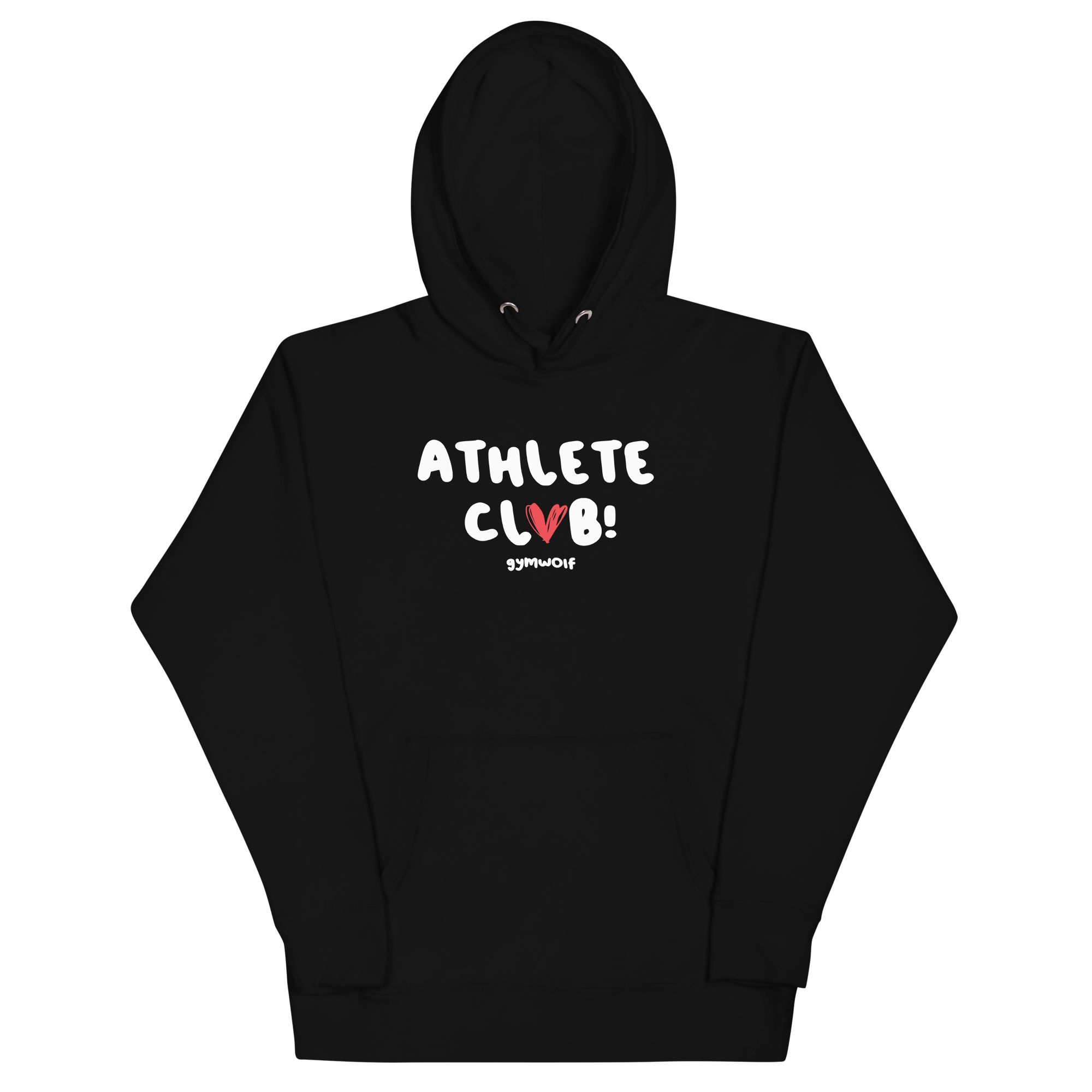 Unisex Athlete Club Premium Hoodie - Black