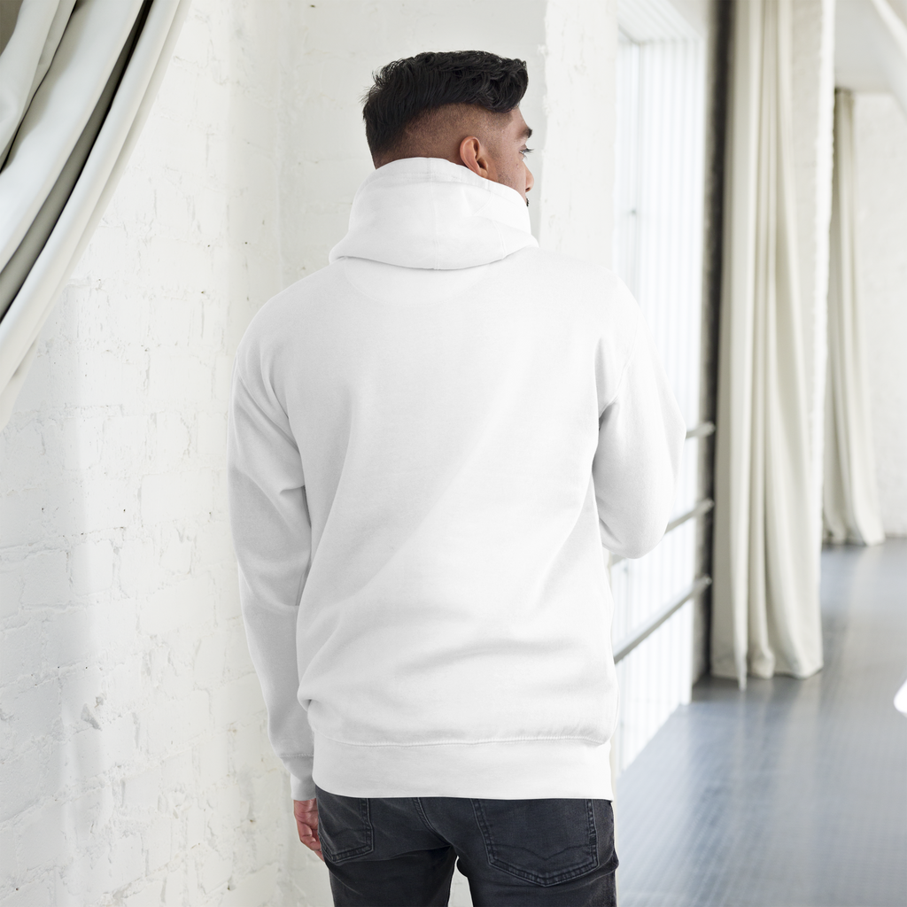 Unisex Performance Premium Hoodie - Black Crest