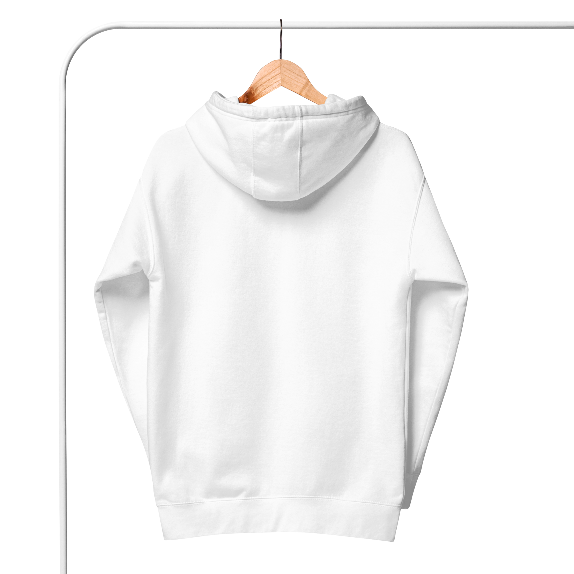Unisex Athlete Club Premium Hoodie - White
