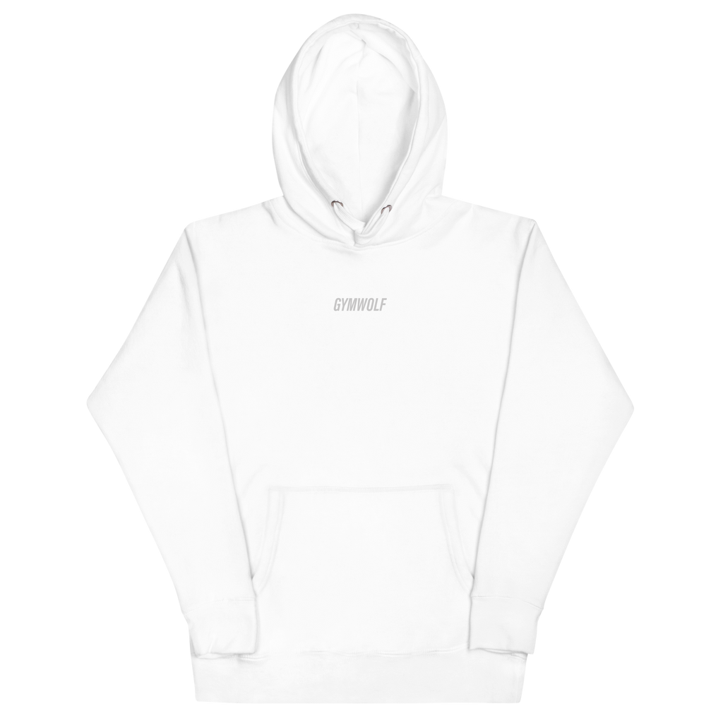 Unisex Performance Premium Hoodie - Gray Crest