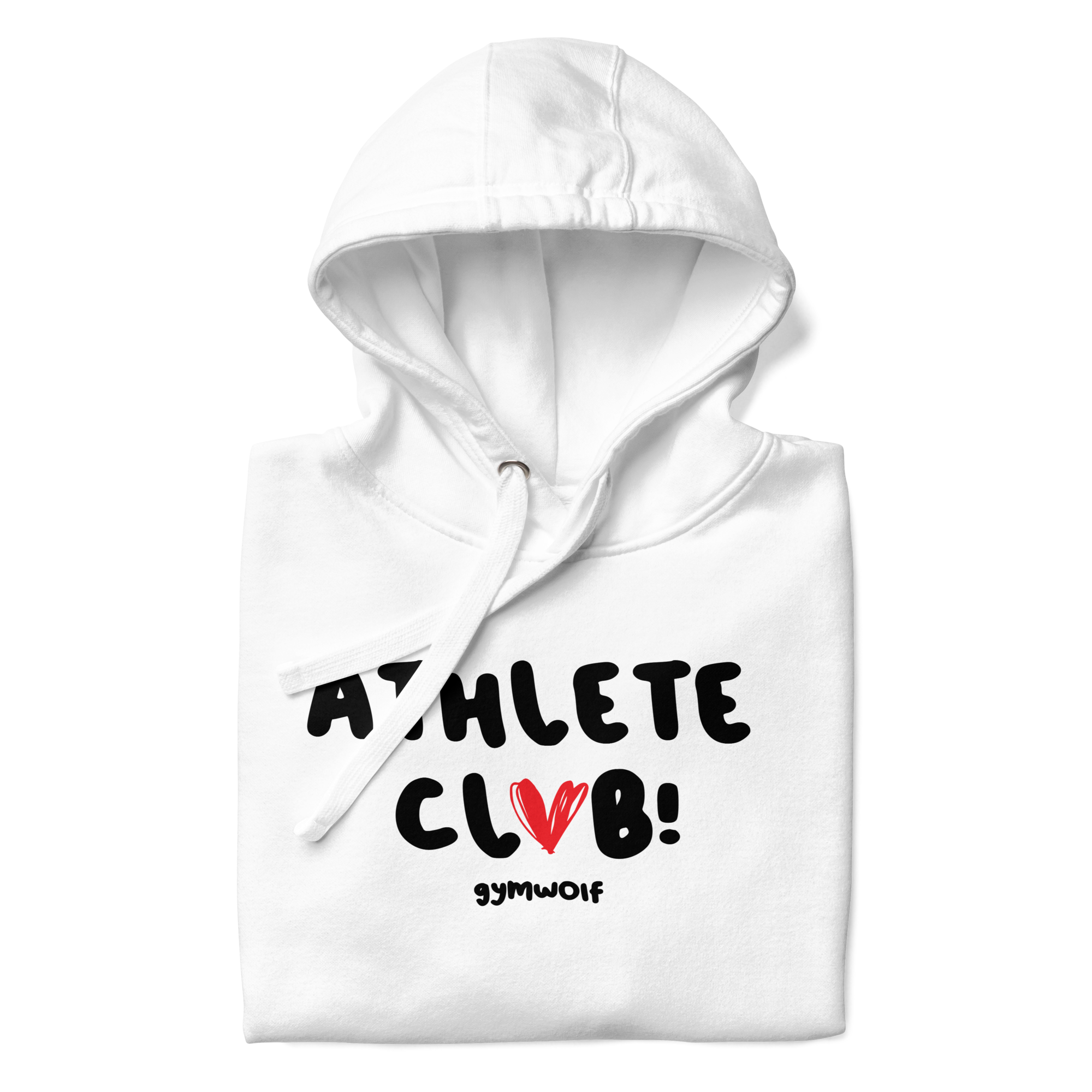 Unisex Athlete Club Premium Hoodie - White