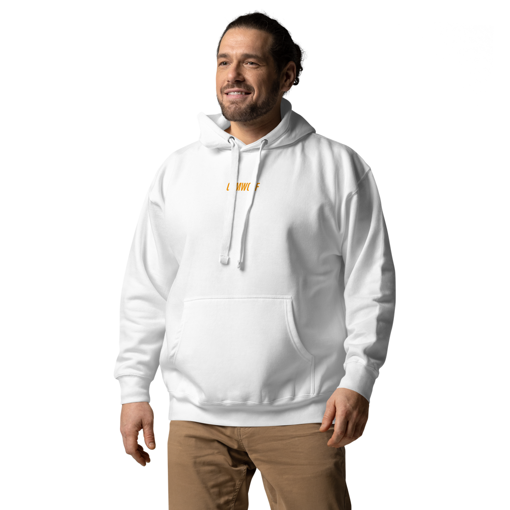 Unisex Performance Premium Hoodie - Yellow Crest