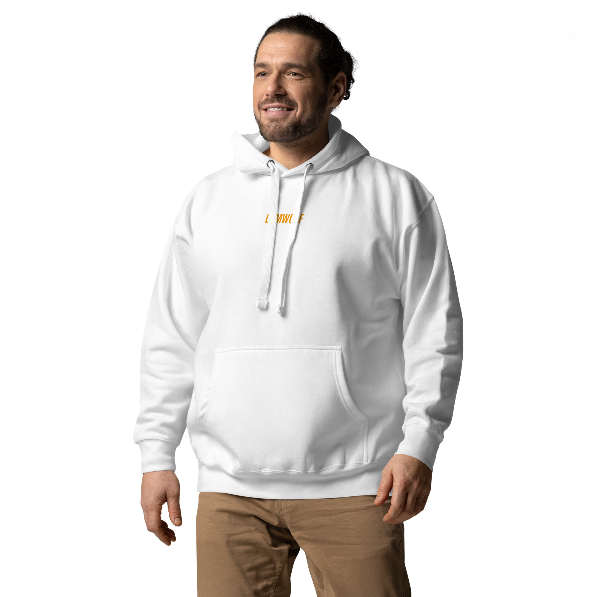 Unisex Performance Premium Hoodie - Yellow Crest