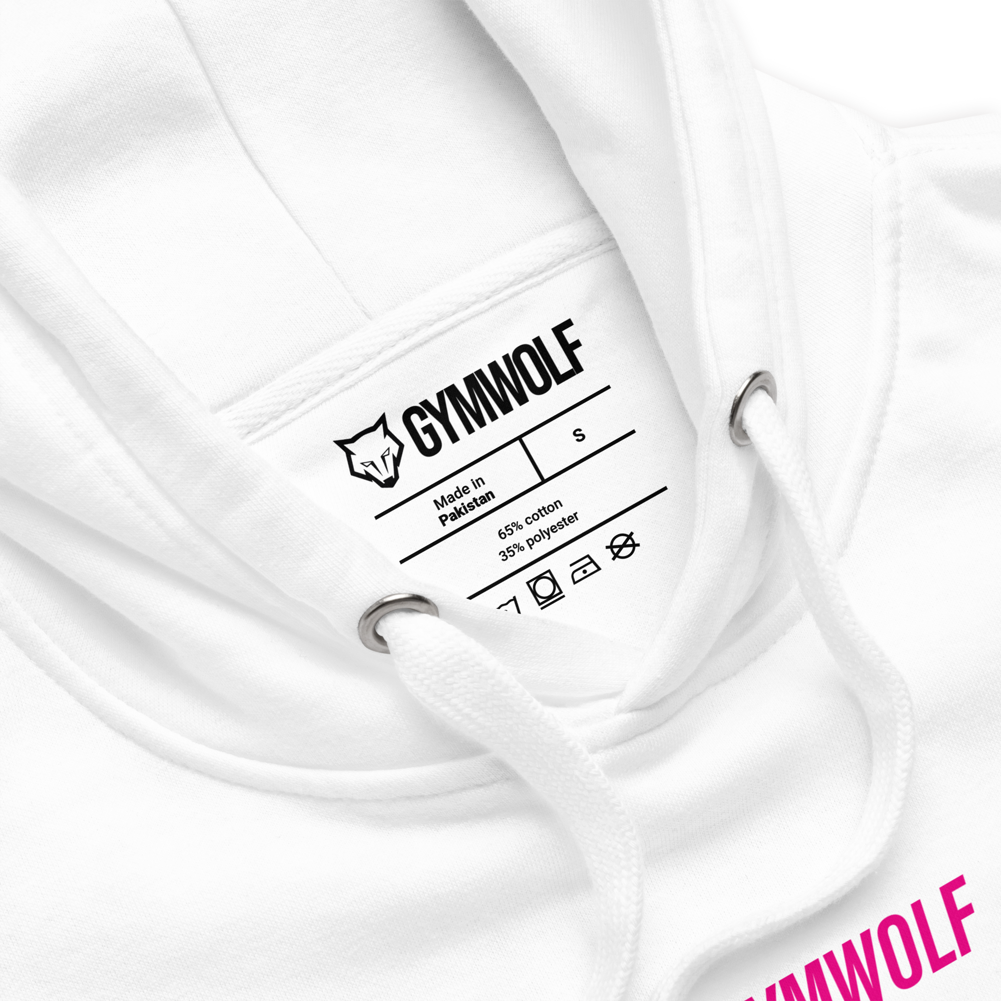 Unisex Performance Premium Hoodie - Magenta Crest