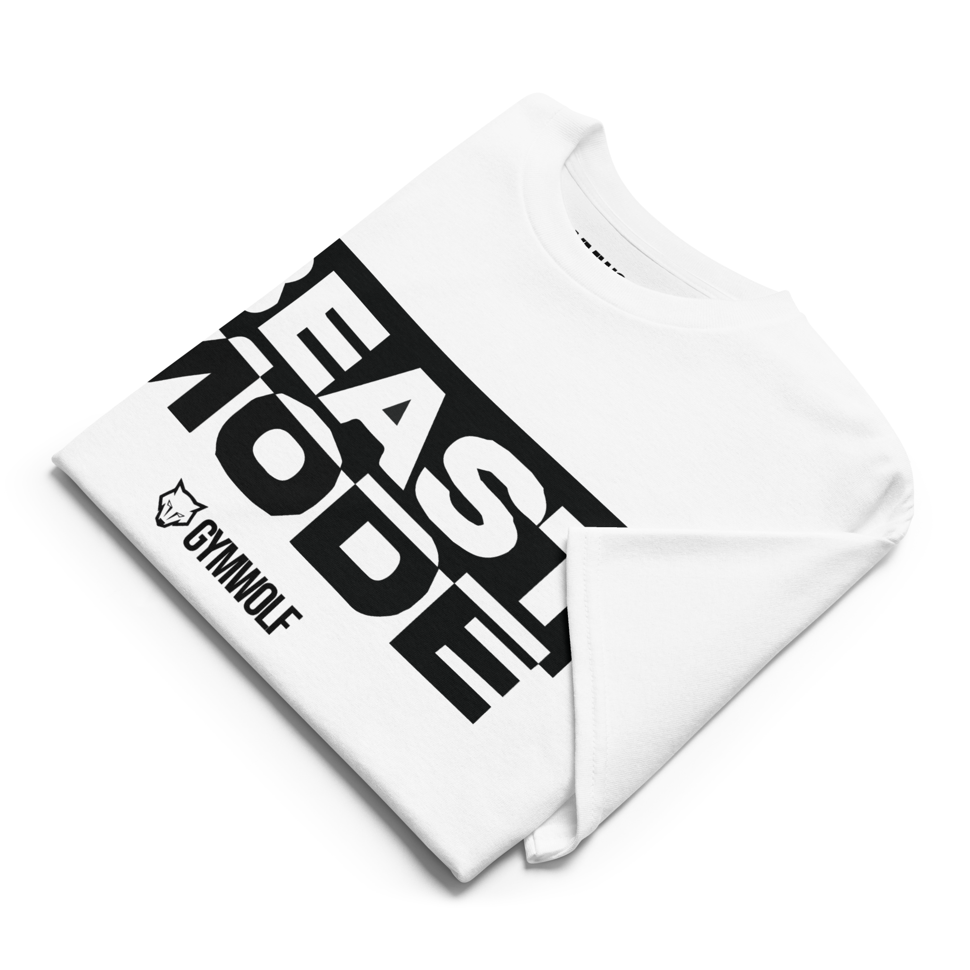 Unisex Beast Mode Tee - White