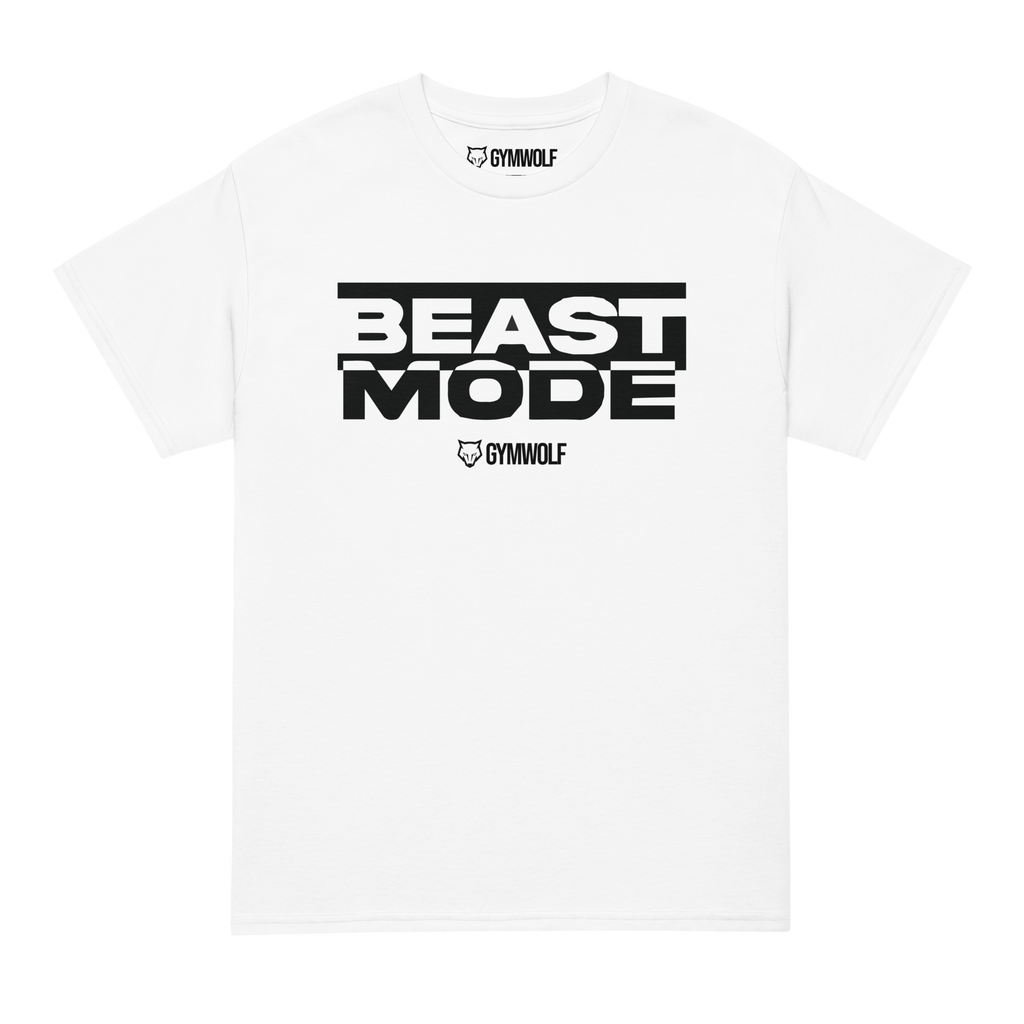 Unisex Beast Mode Tee - White