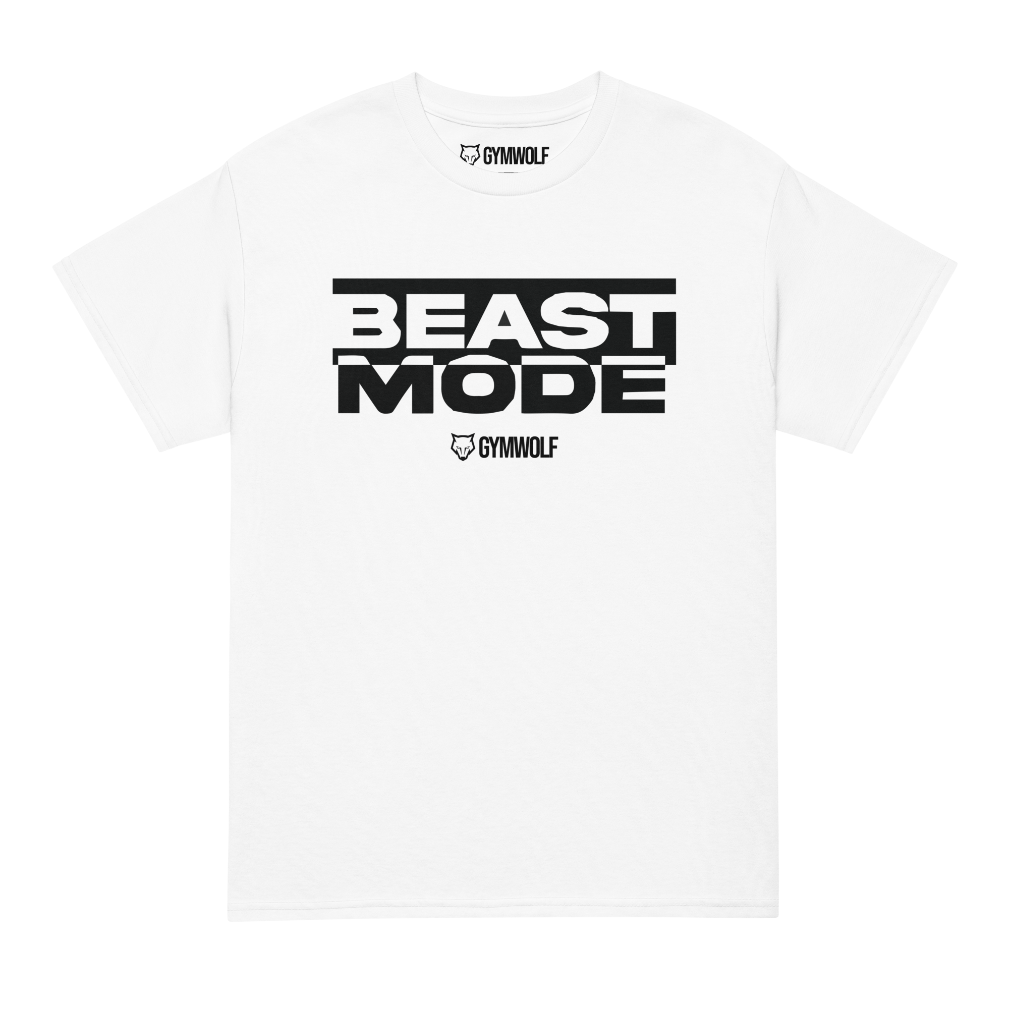 Unisex Beast Mode Tee - White