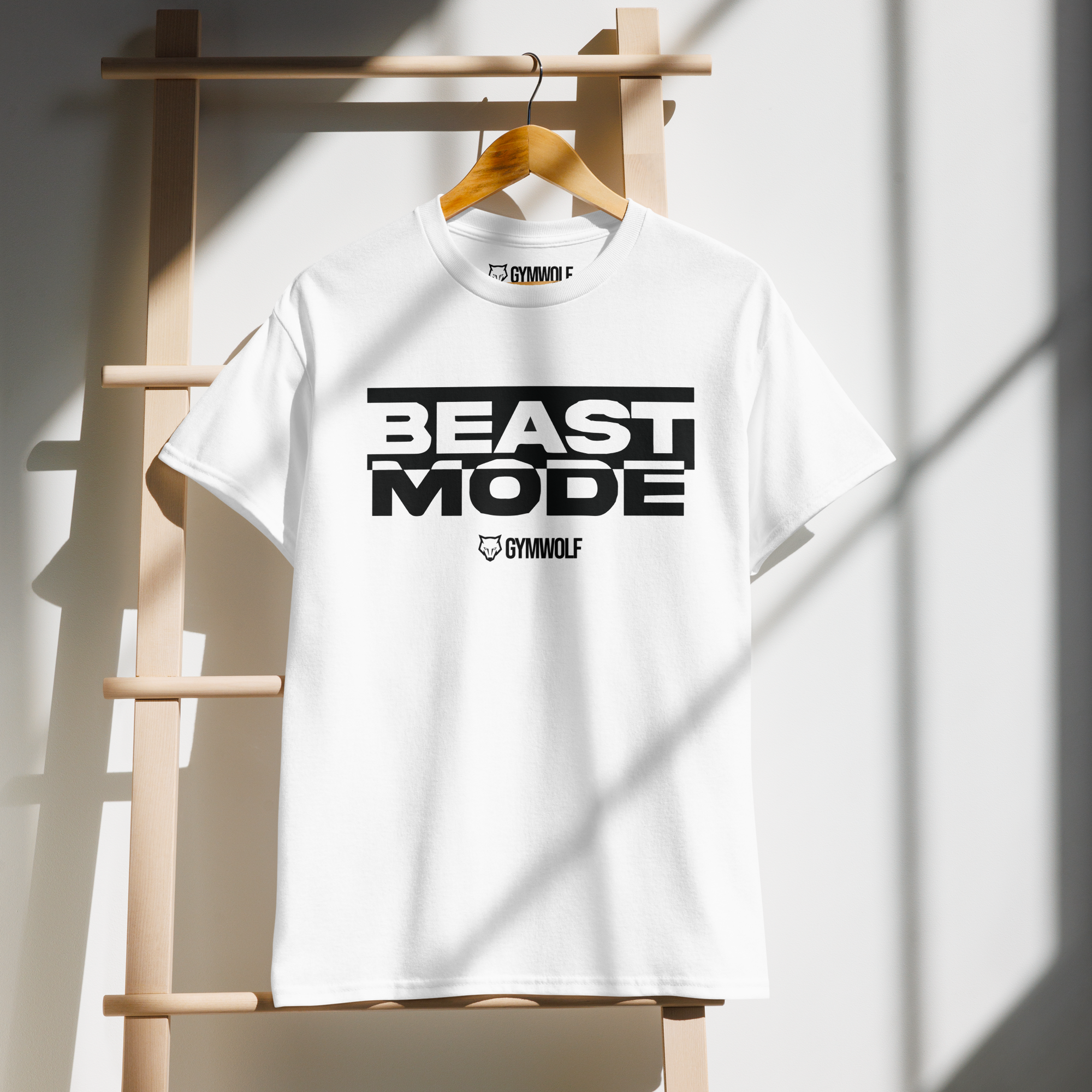 Unisex Beast Mode Tee - White