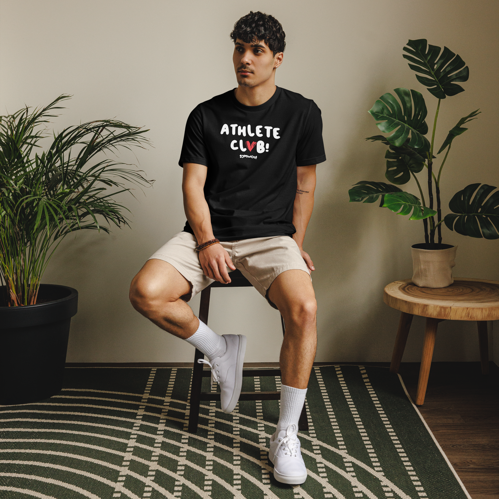 Unisex Athlete Club Tee - Black