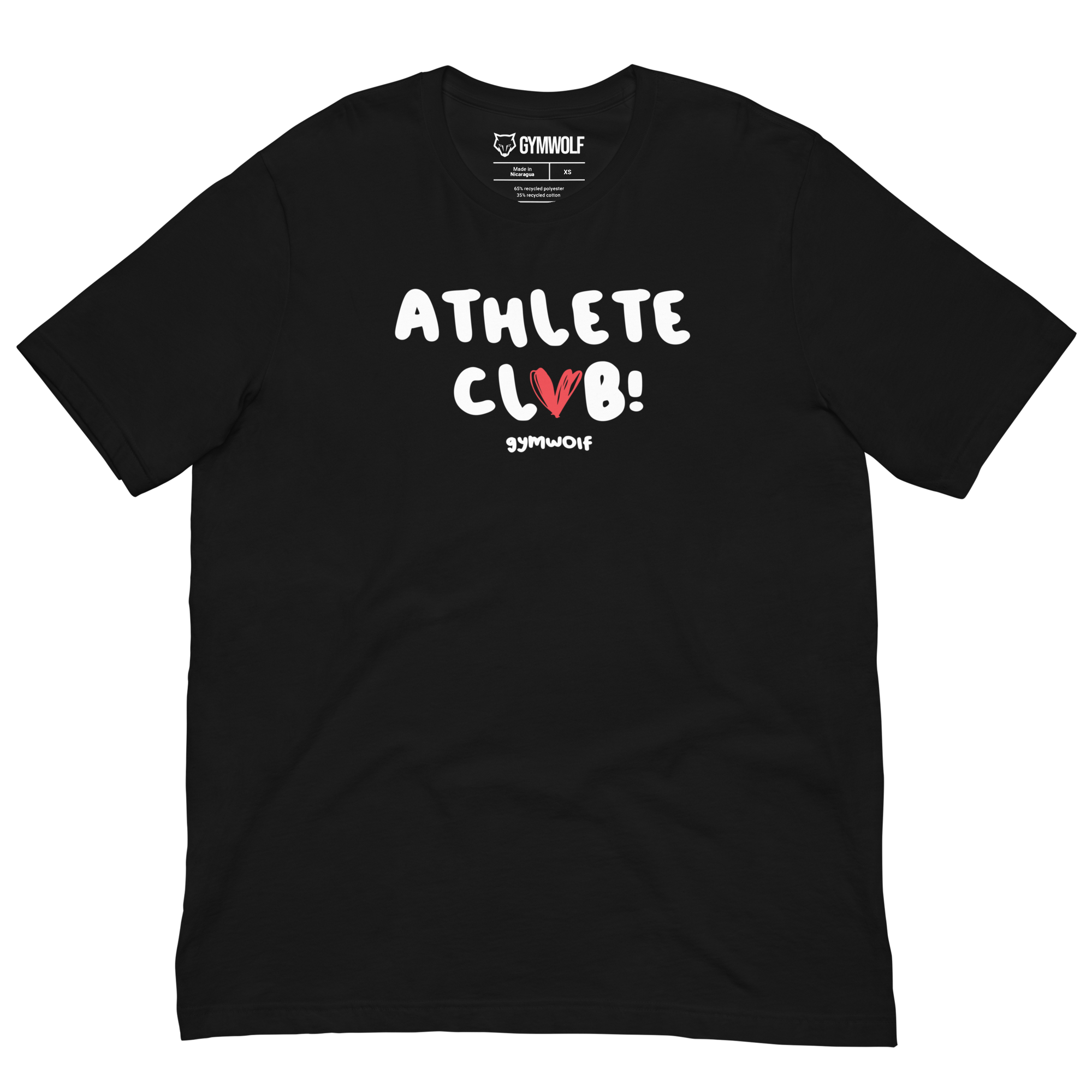 Unisex Athlete Club Tee - Black