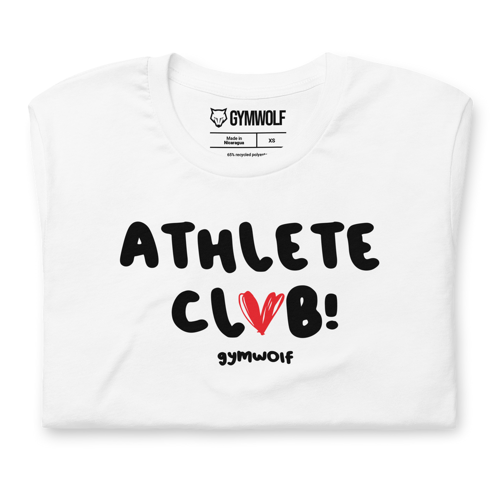 Unisex Athlete Club Tee - White